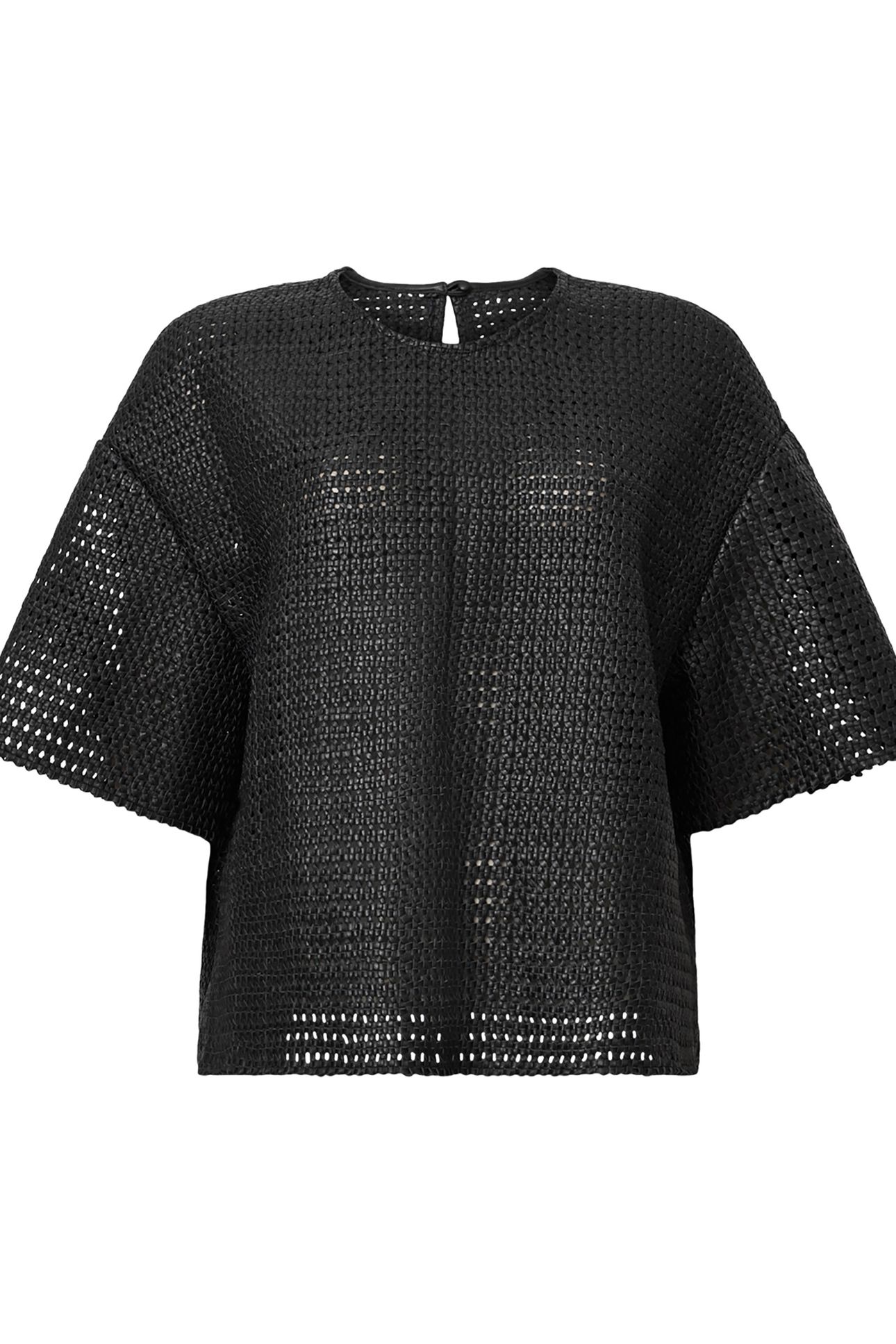 NESSA LEA TEE BLACK 6