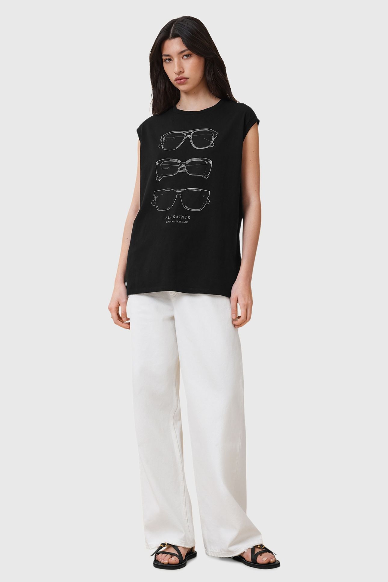 SUNNIES BROOKE TANK BLACK 3