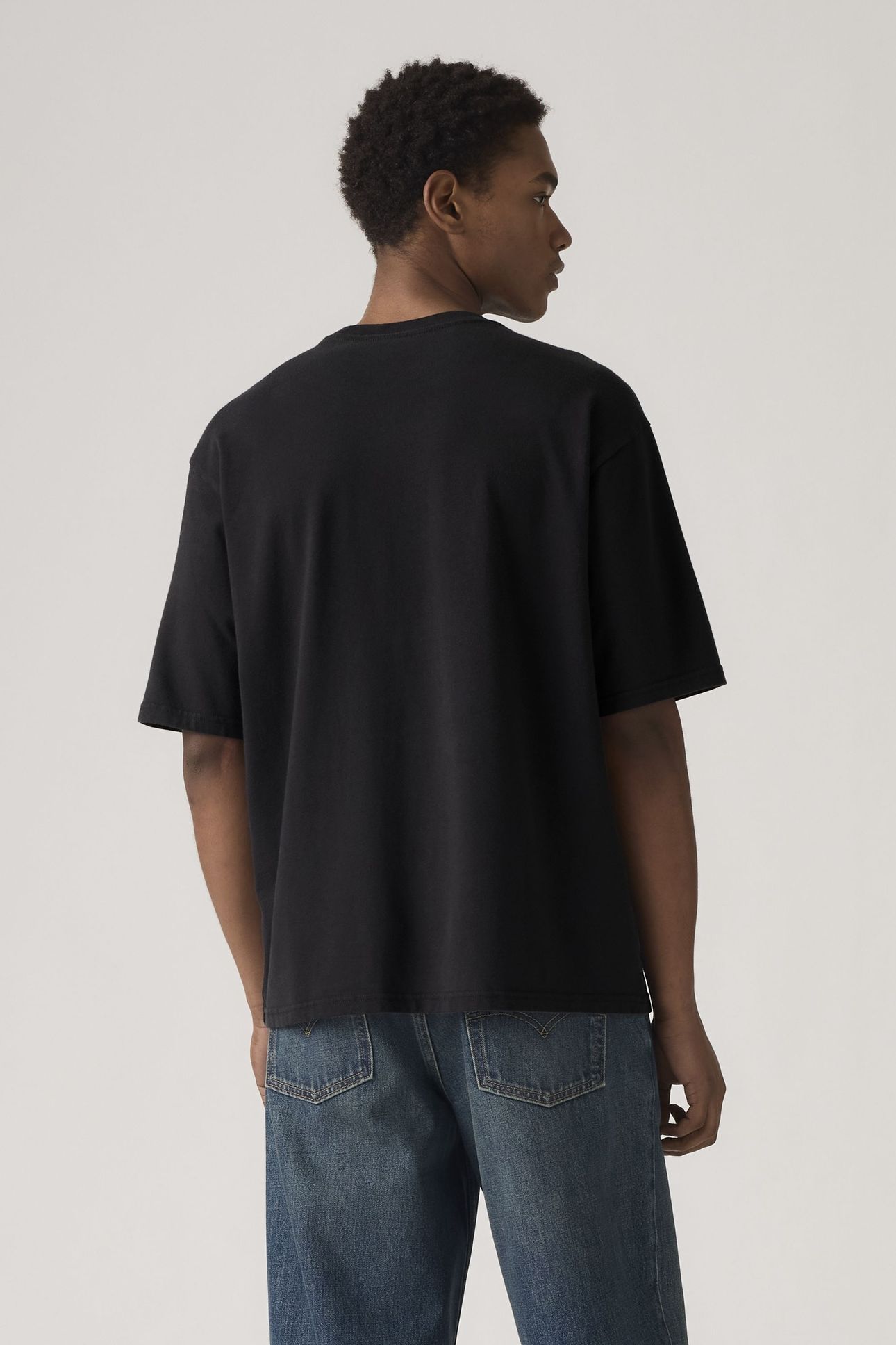 HALF SLEEVE TEE JET BLACK 3