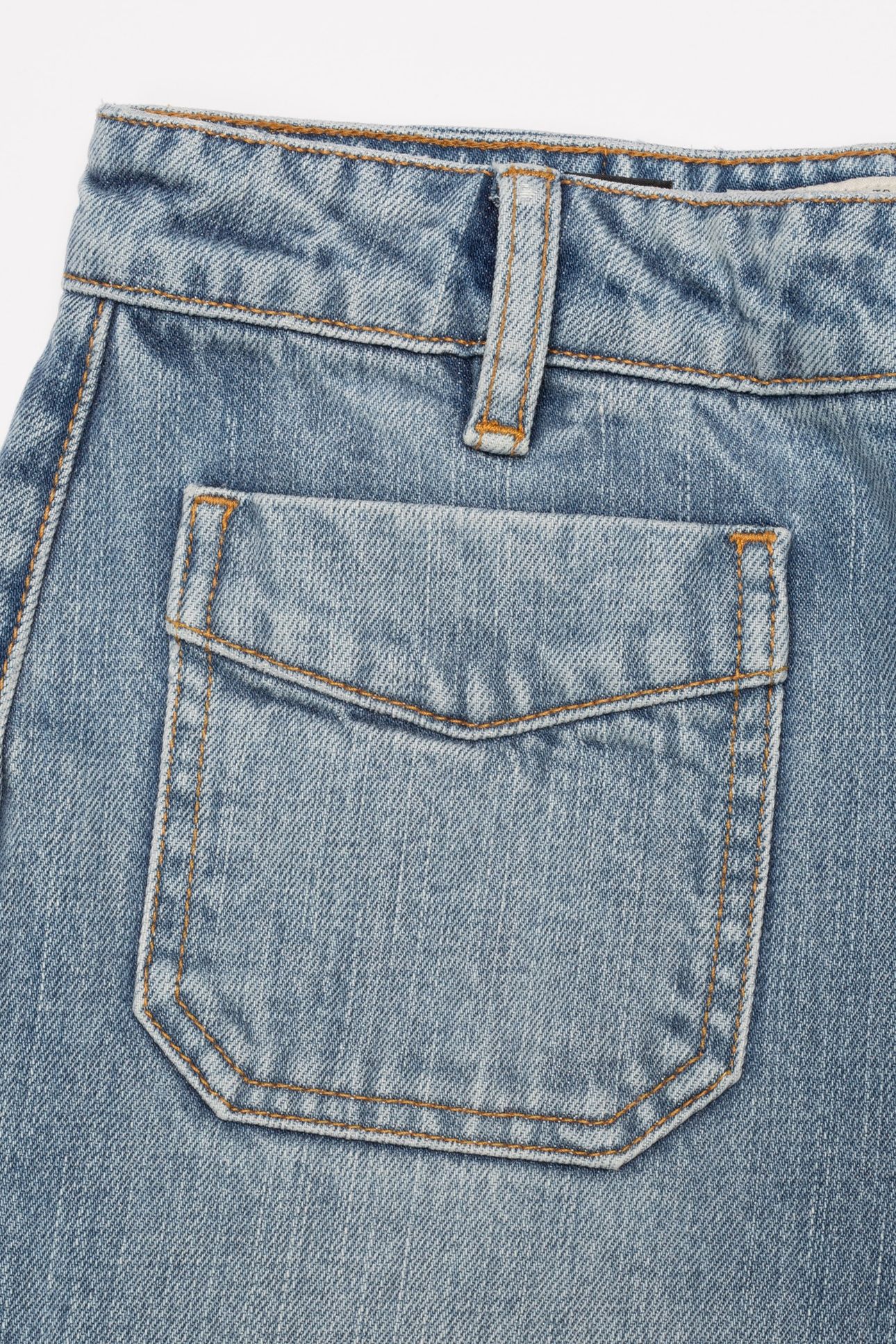 HOLLY FLARE LIGHT DENIM PANTS 3