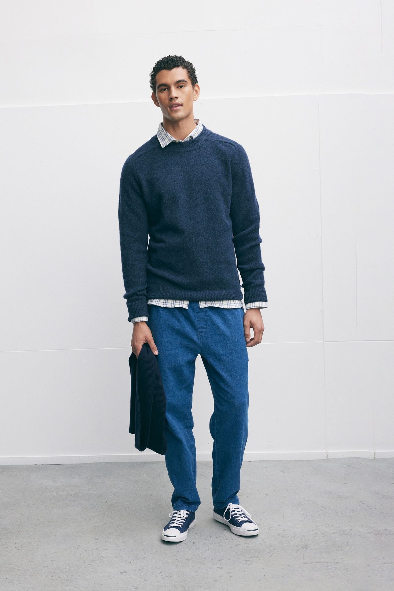 KIOSK KNITWEAR NAVY 1