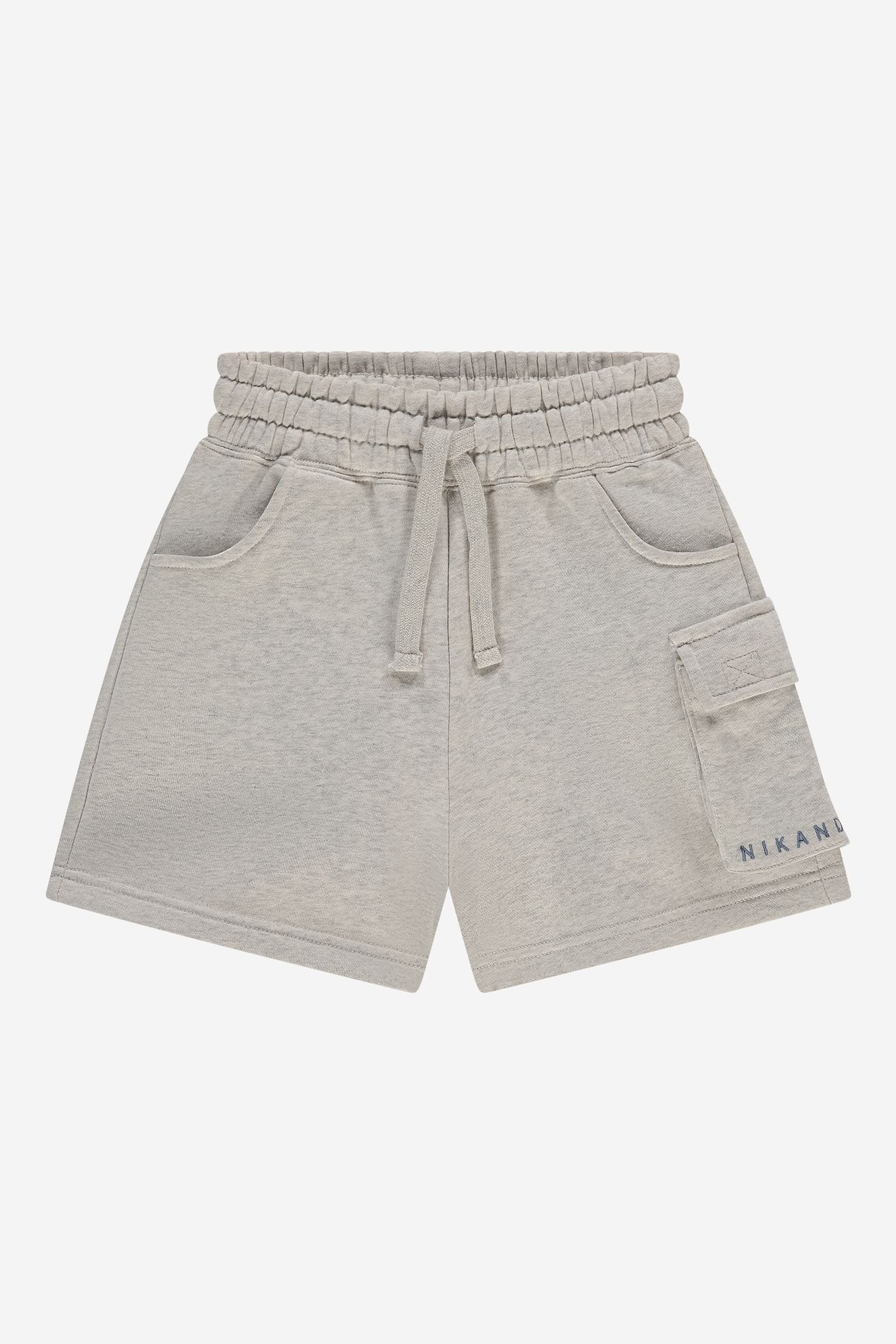 MAE SWEATSHORT LIGHT GREY MELANGE 2
