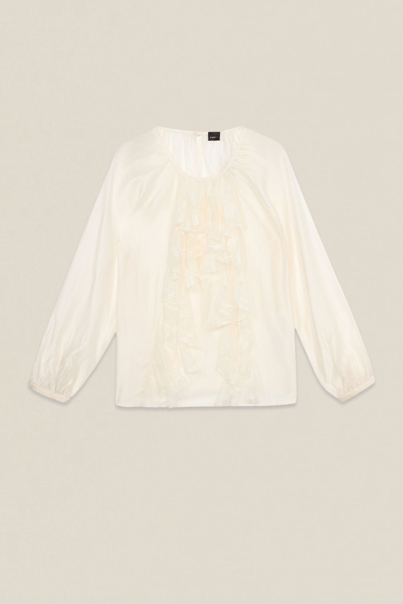 VOILE BLOUSE WITH RUFFLES WHITE 3
