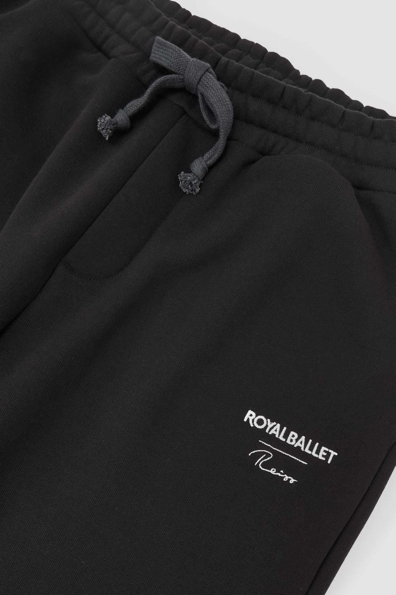 HEAVYWEIGHT EMBROIDERED JOGGER WASHED BLACK 5