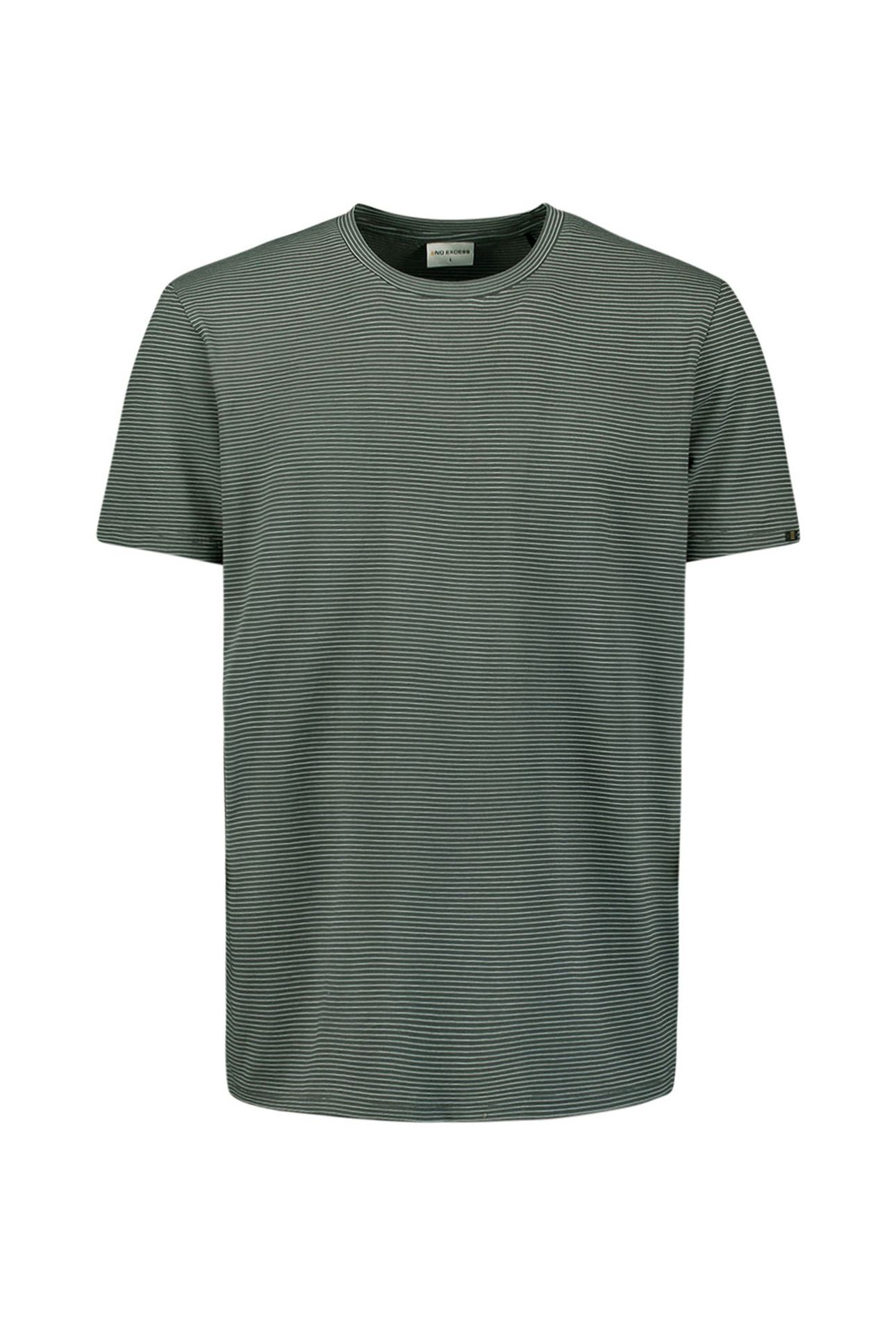 T-SHIRT CREWNECK STRIPES DARK STEEL 5