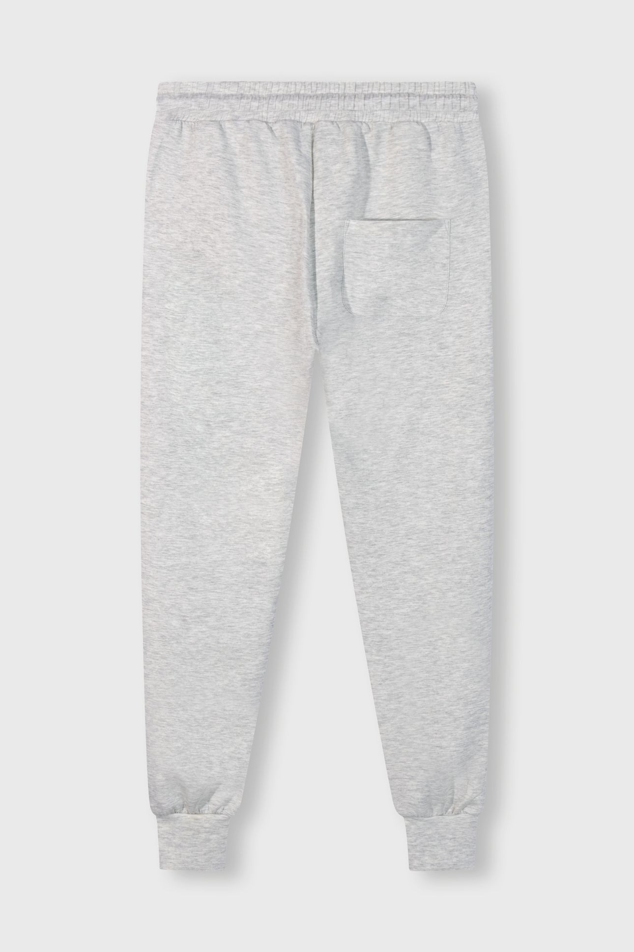 SOFT SCUBA CUFF JOGGER WHITE GREY MELEE 2