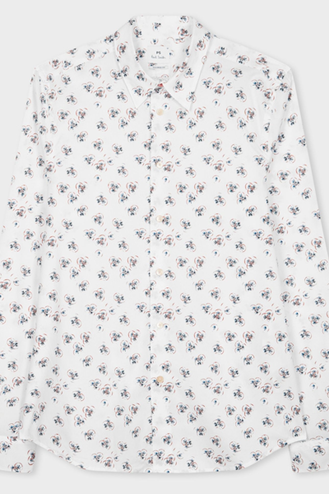 LS TAILORED FIT SHIRT WHITE 2