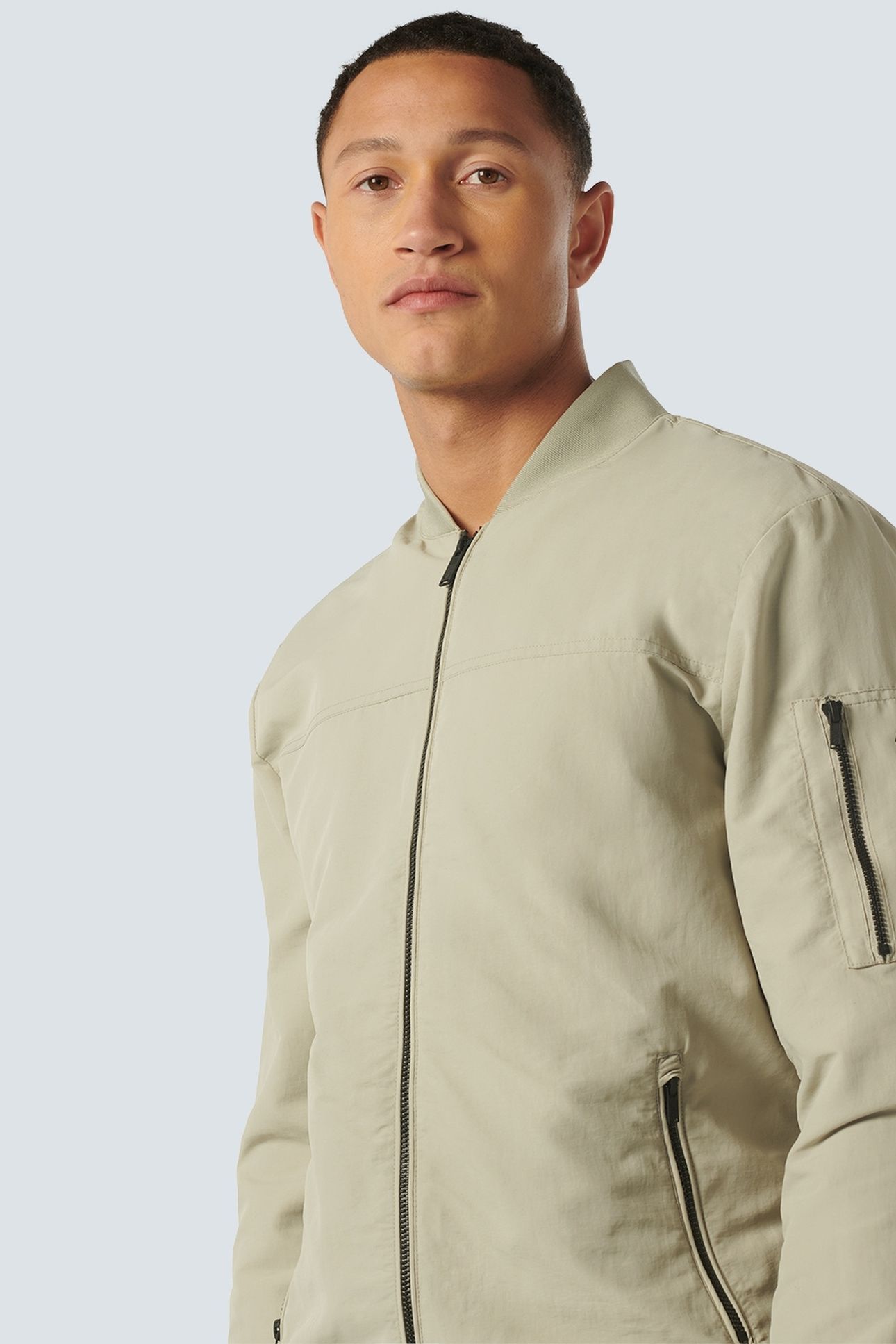 JACKET SHORT FIT BOMBER STONE 7