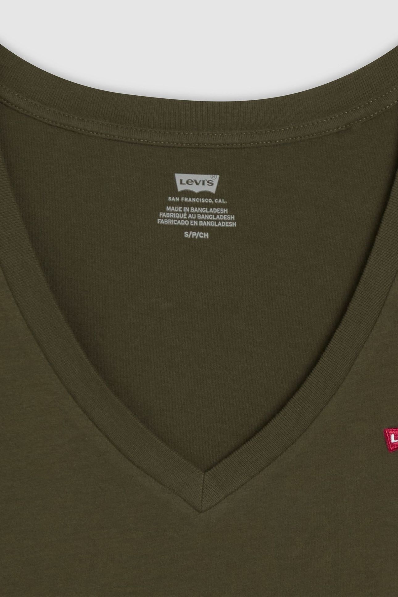 THE PERFECT V NECK TEE GREEN 6