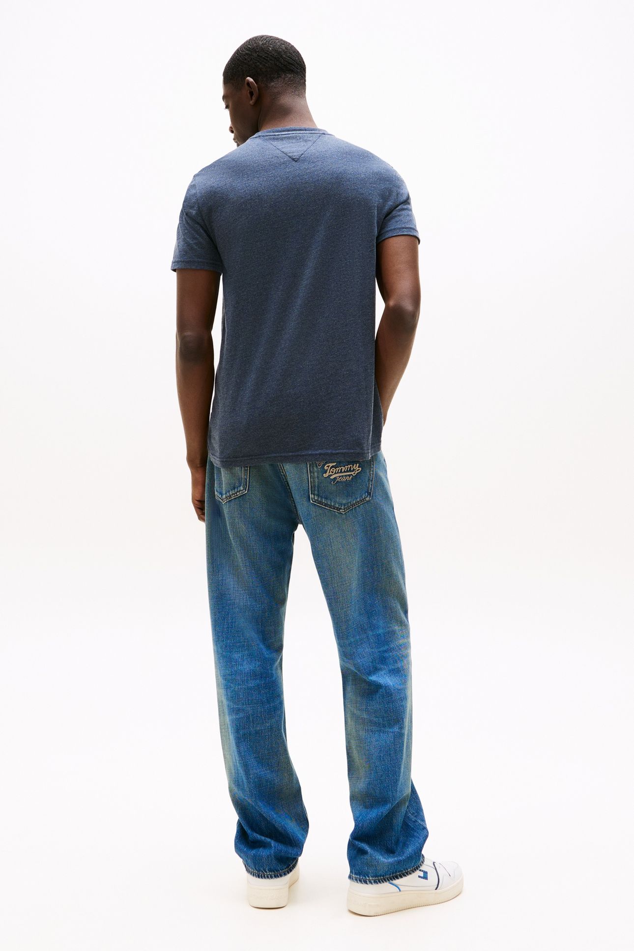 HEATHERED XSLIM JASPER SHIRT DARK NIGHT NAVY 3