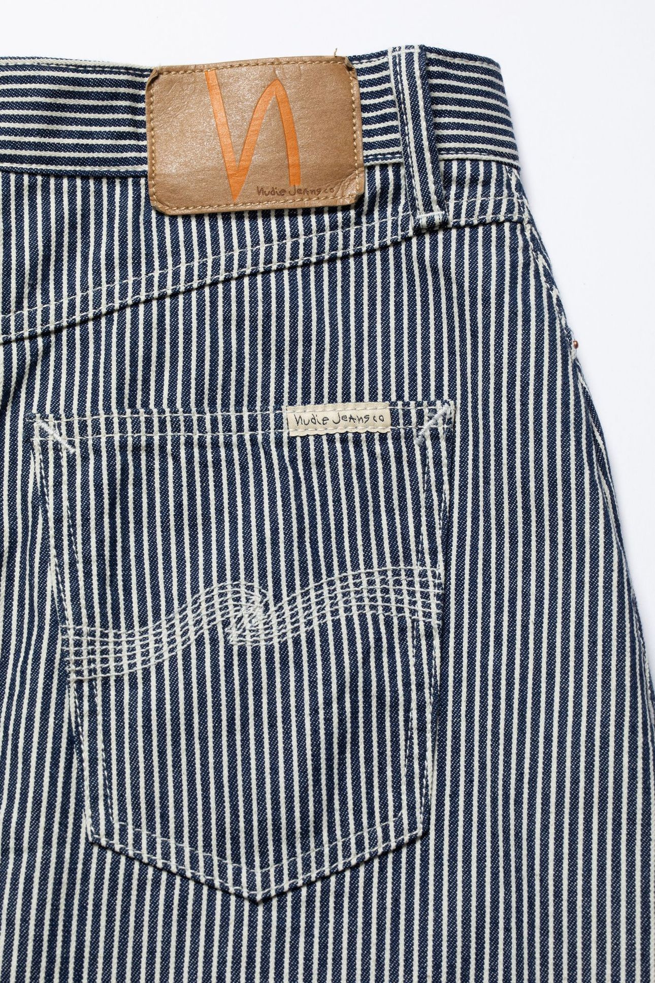 ANNA HICKORY STRIPED SKIRT BLUE 6