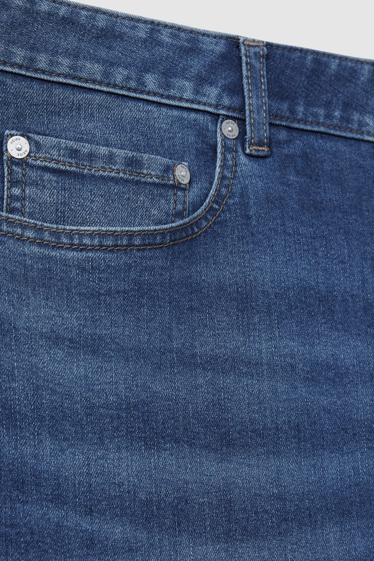 TAPERED SLIM FIT JEAN MID BLUE WASH 5