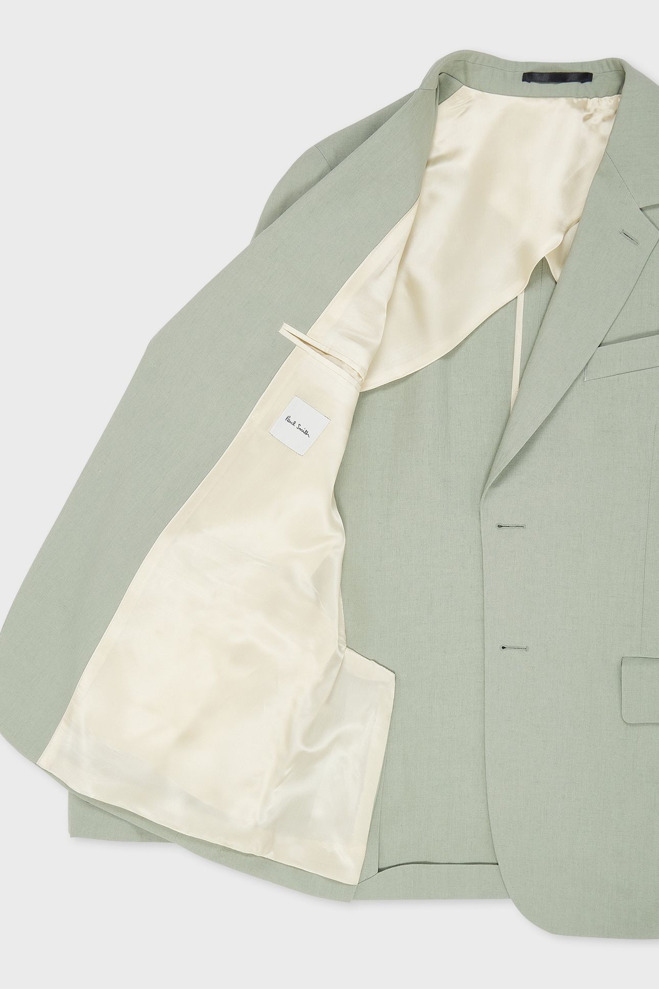 2 BUTTON JACKET LT GREYISH GREEN 8