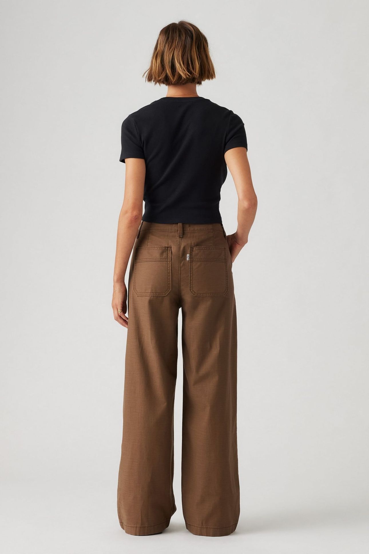 90'S STRAIGHT JEANS BROWN 4