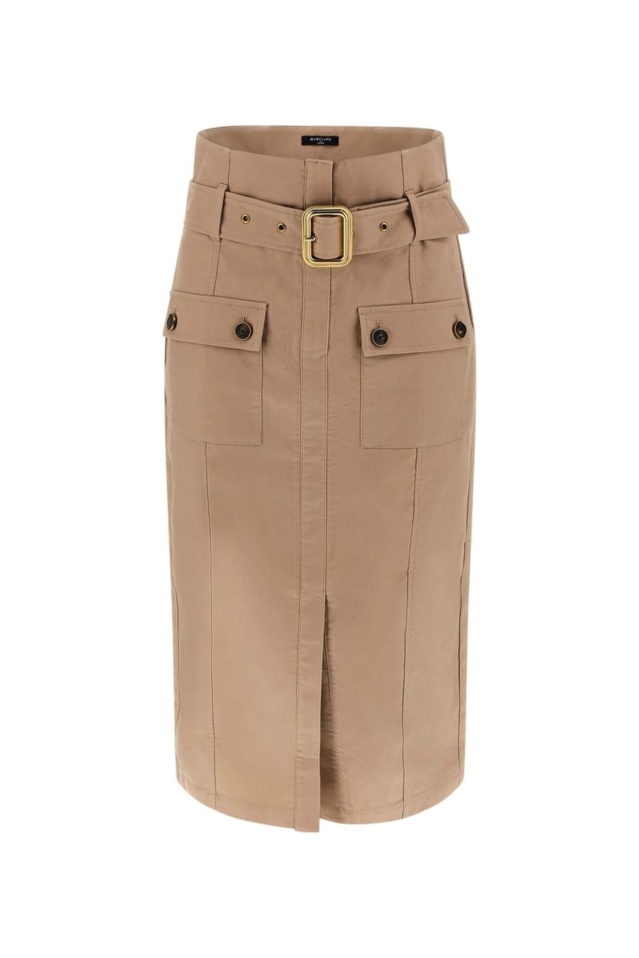 MARCIANO BY GUESS CINDY MIDI SKIRT NATURAL ALMOND 5