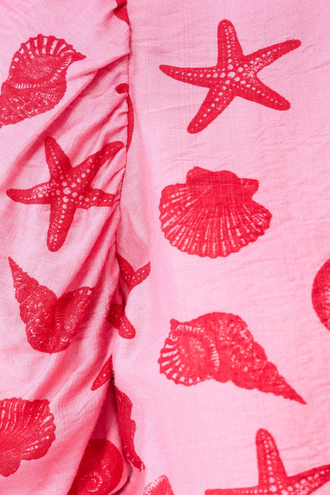 LA-SBSHELL PUFFY SLEEVE TOP PINK 6
