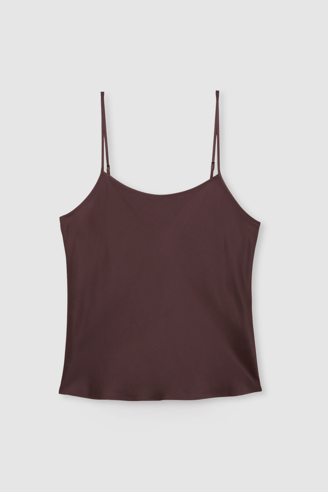 SILK CAMI BURGUNDY 6