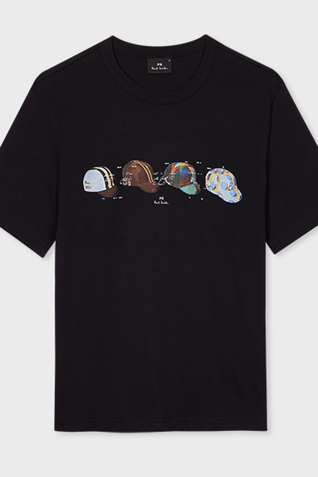 REG FIT T SHIRT CYCLING CAPS BLACK 2