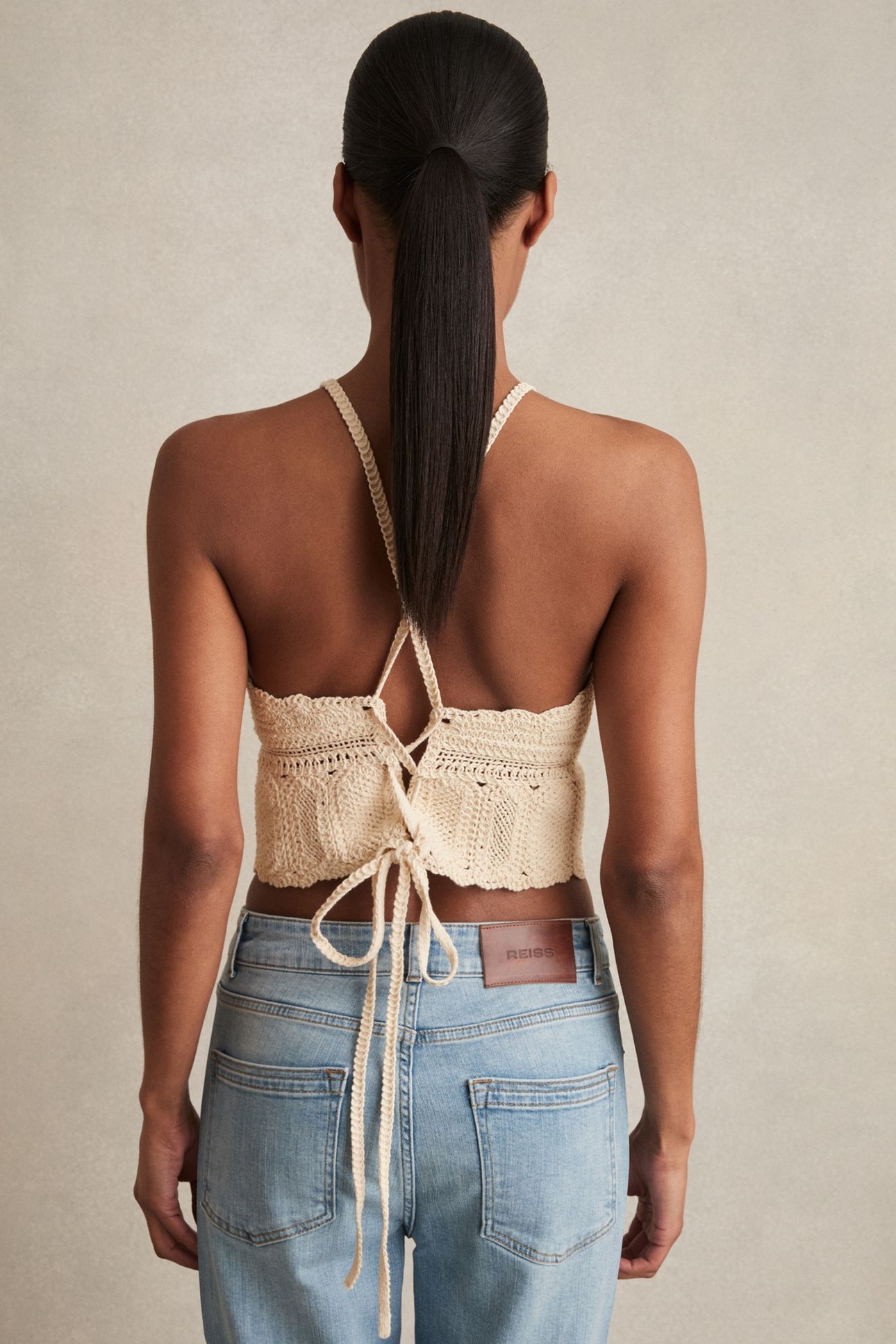 CROCHET TOP CREAM 4