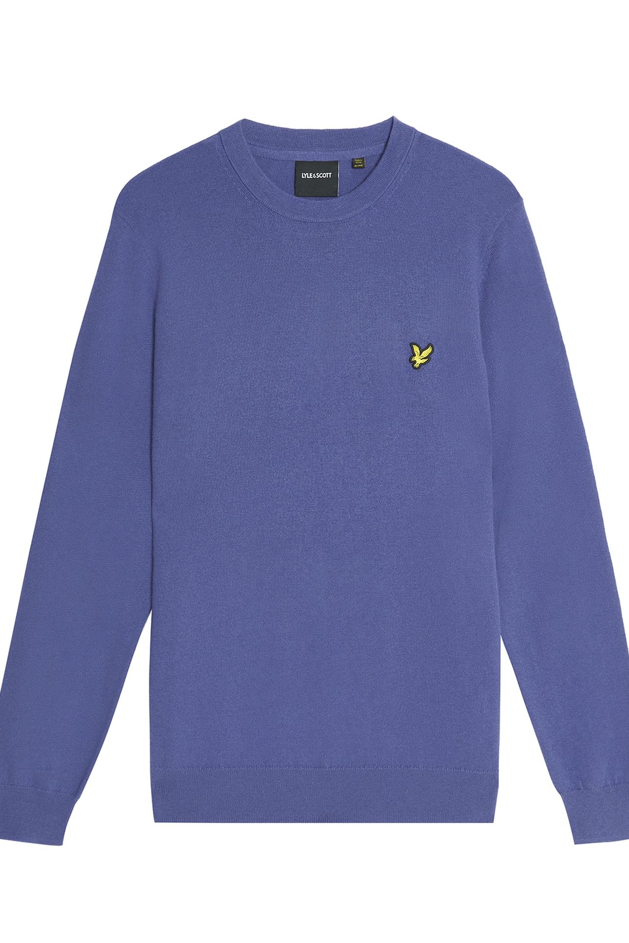 COTTON MERINO CREW NECK JUMPER TWILIGHT 4