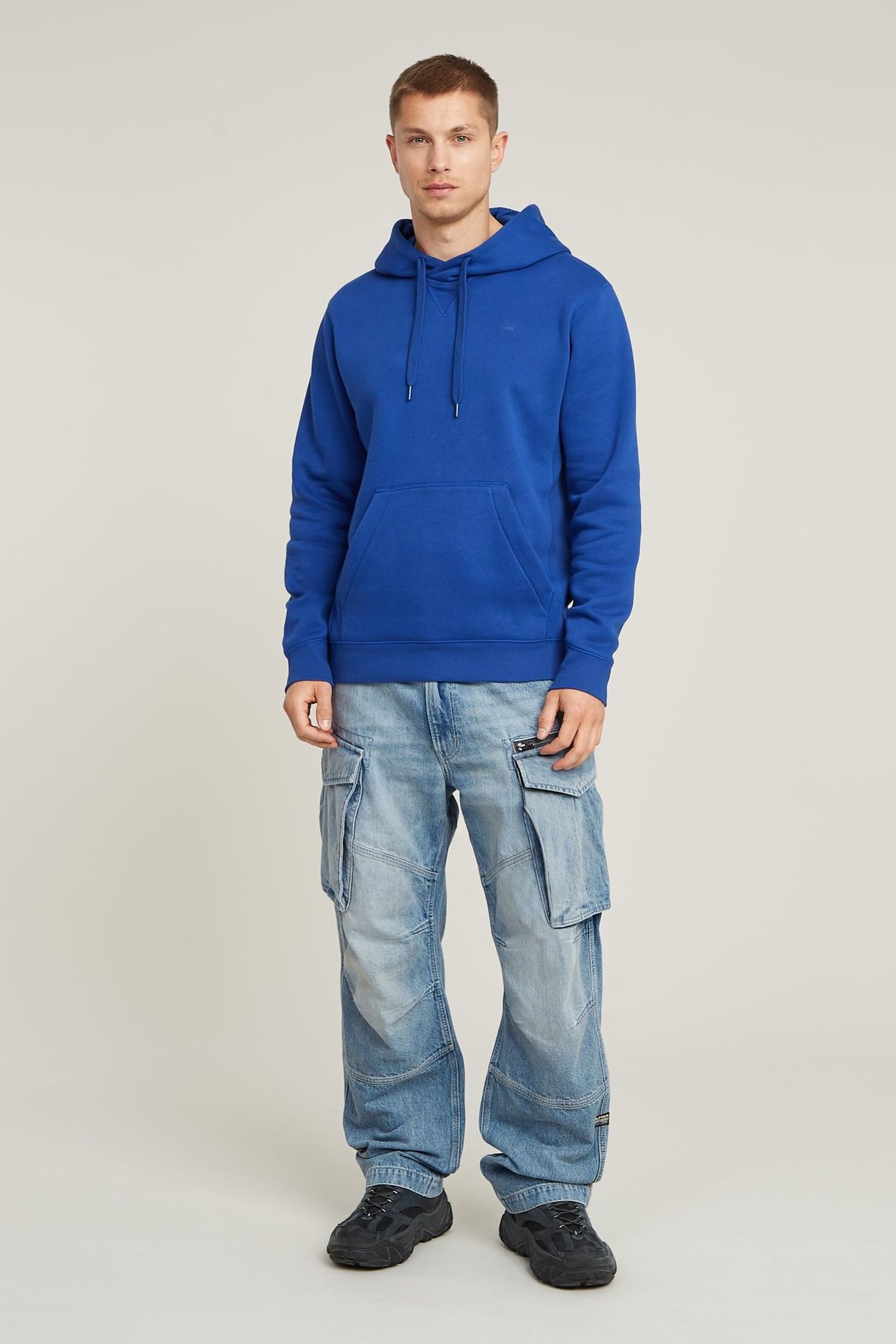 ROVIC 3D LOOSE DENIM JEANS LIGHT/PASTEL BLUE 1