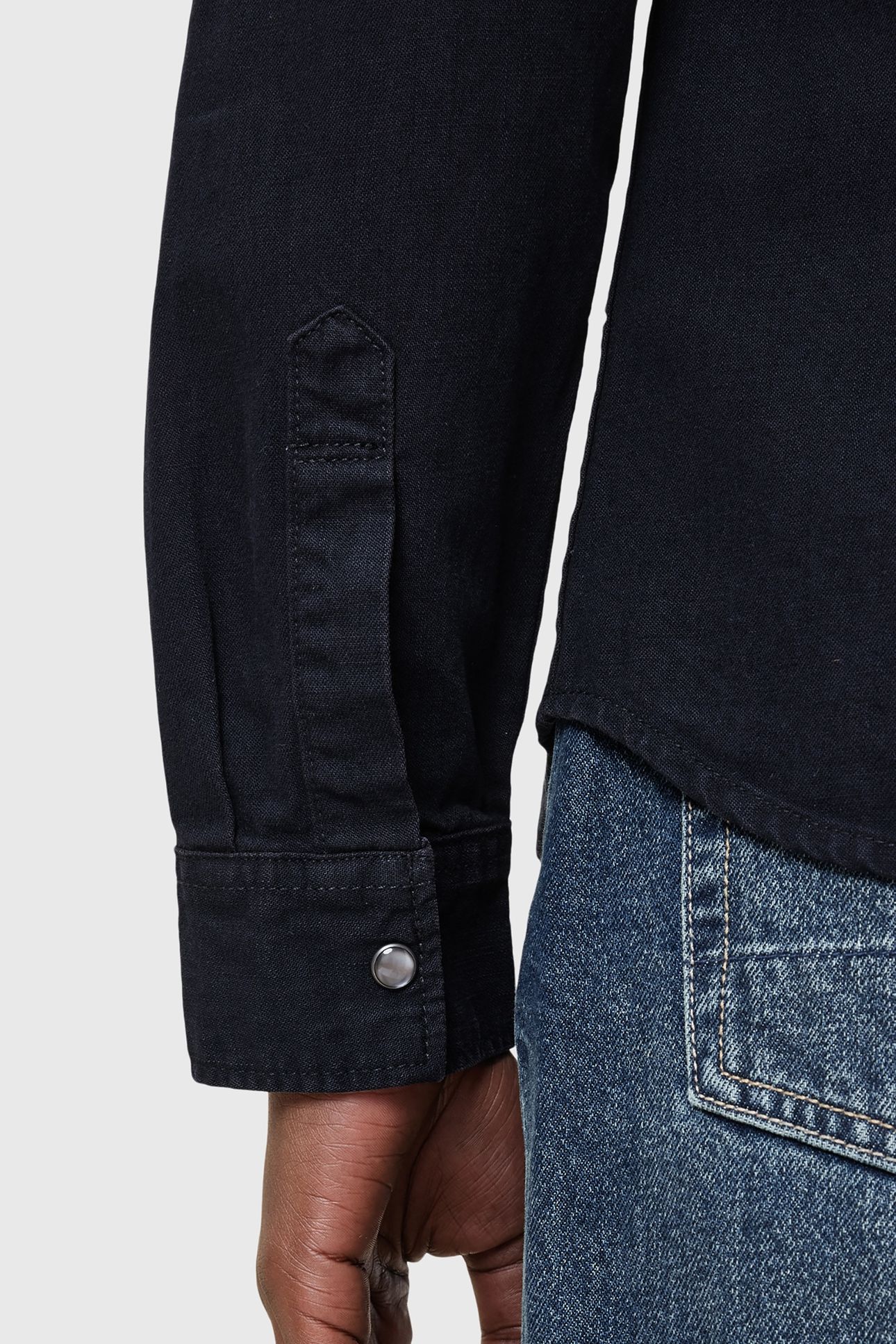 GLEASON LS SHIRT BLUE BLACK 6