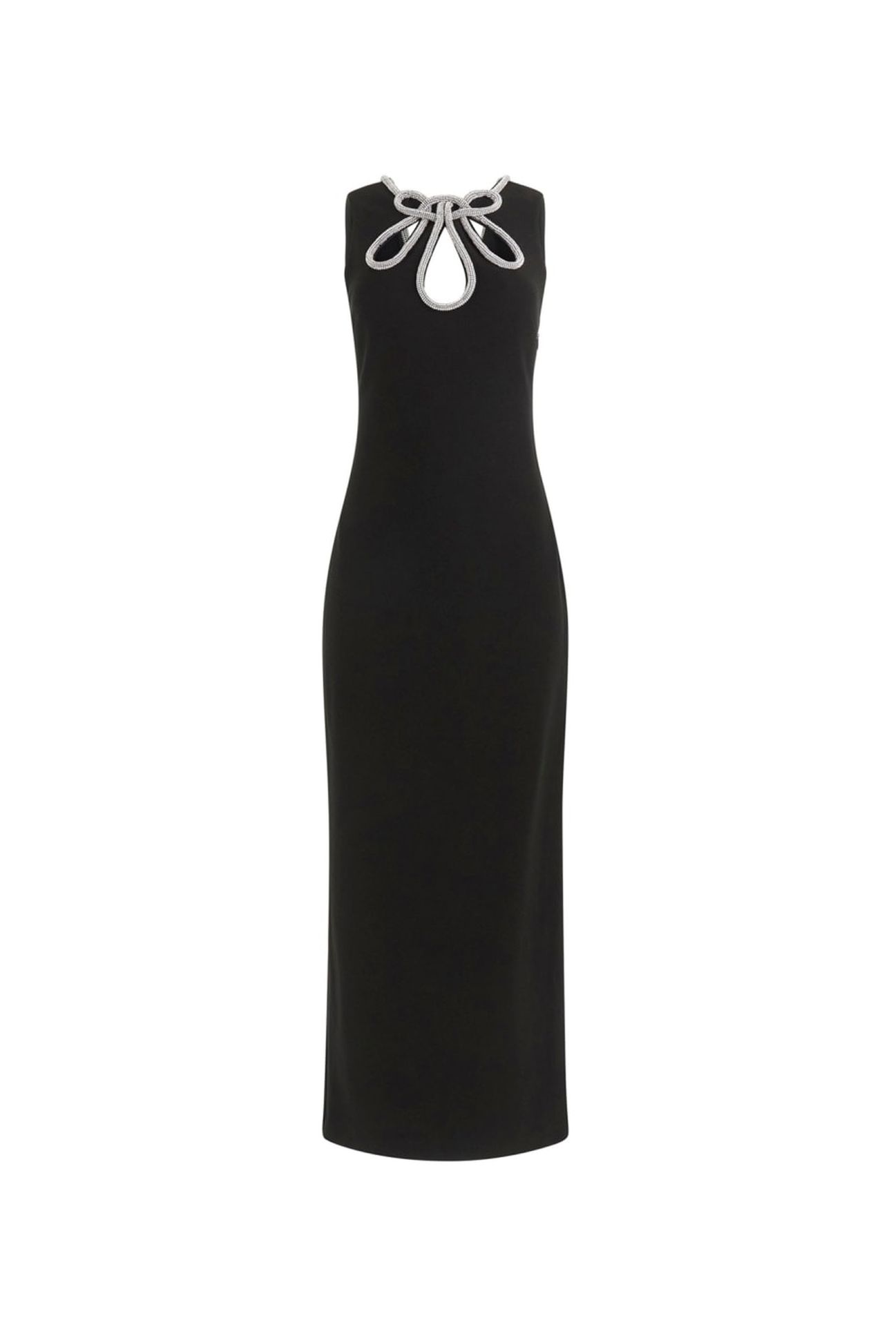 MARCIANO BY GUESS SERAFINA DRESS JET BLACK MULTI 6