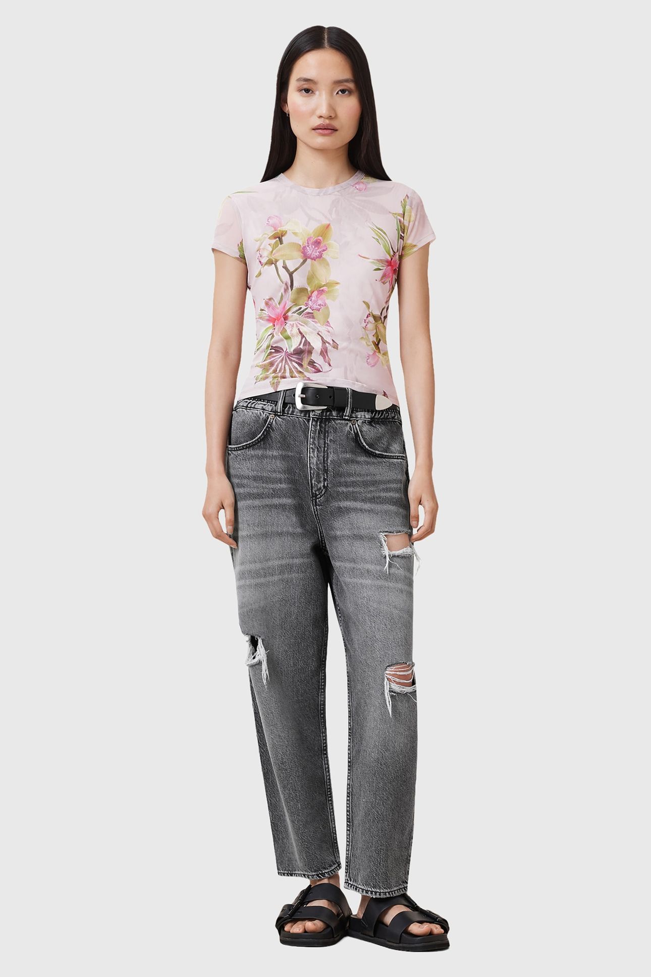 ELLIE MESH TEE ADENA SOFT PINK 1