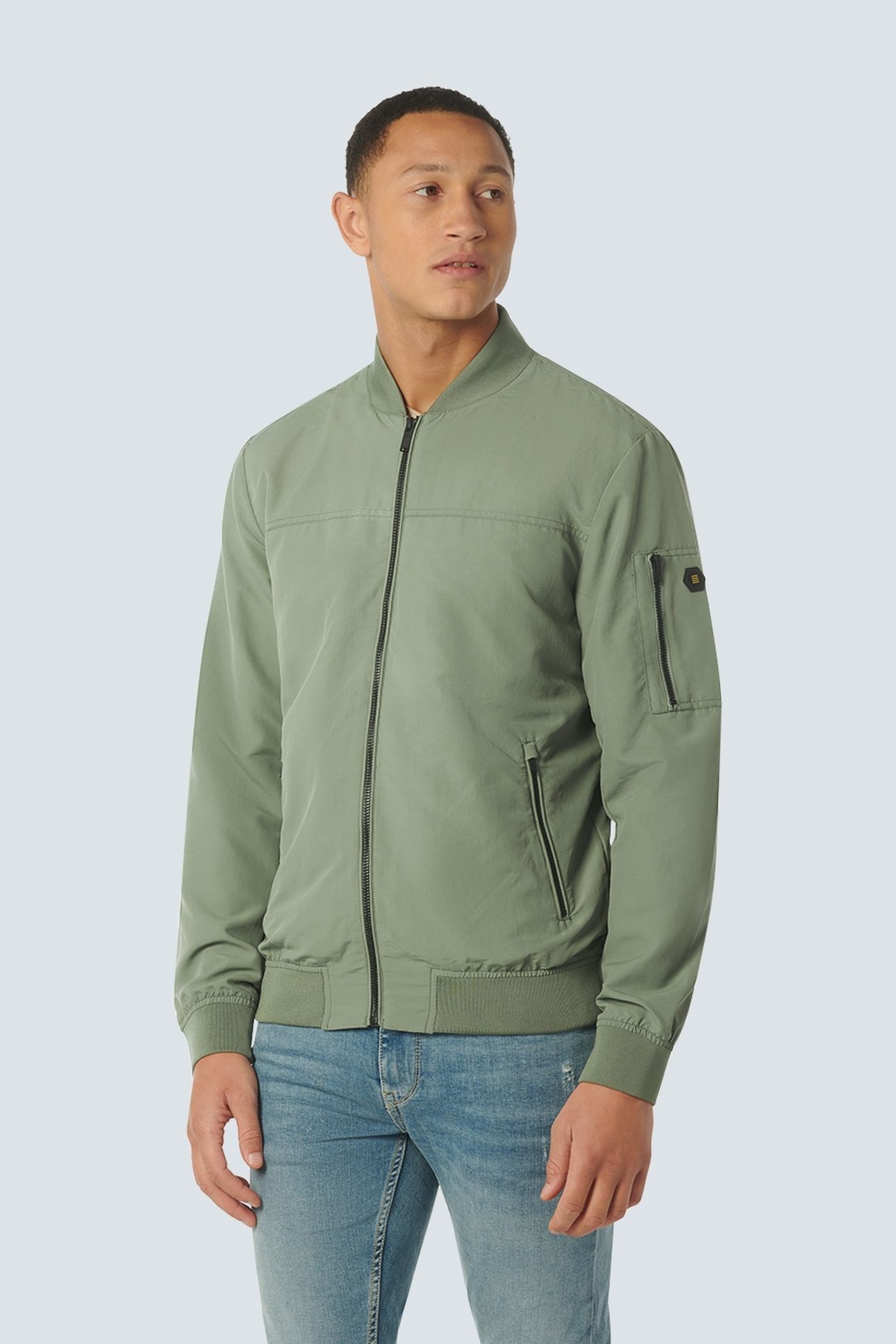JACKET SHORT FIT BOMBER LIGHT ARMY 1