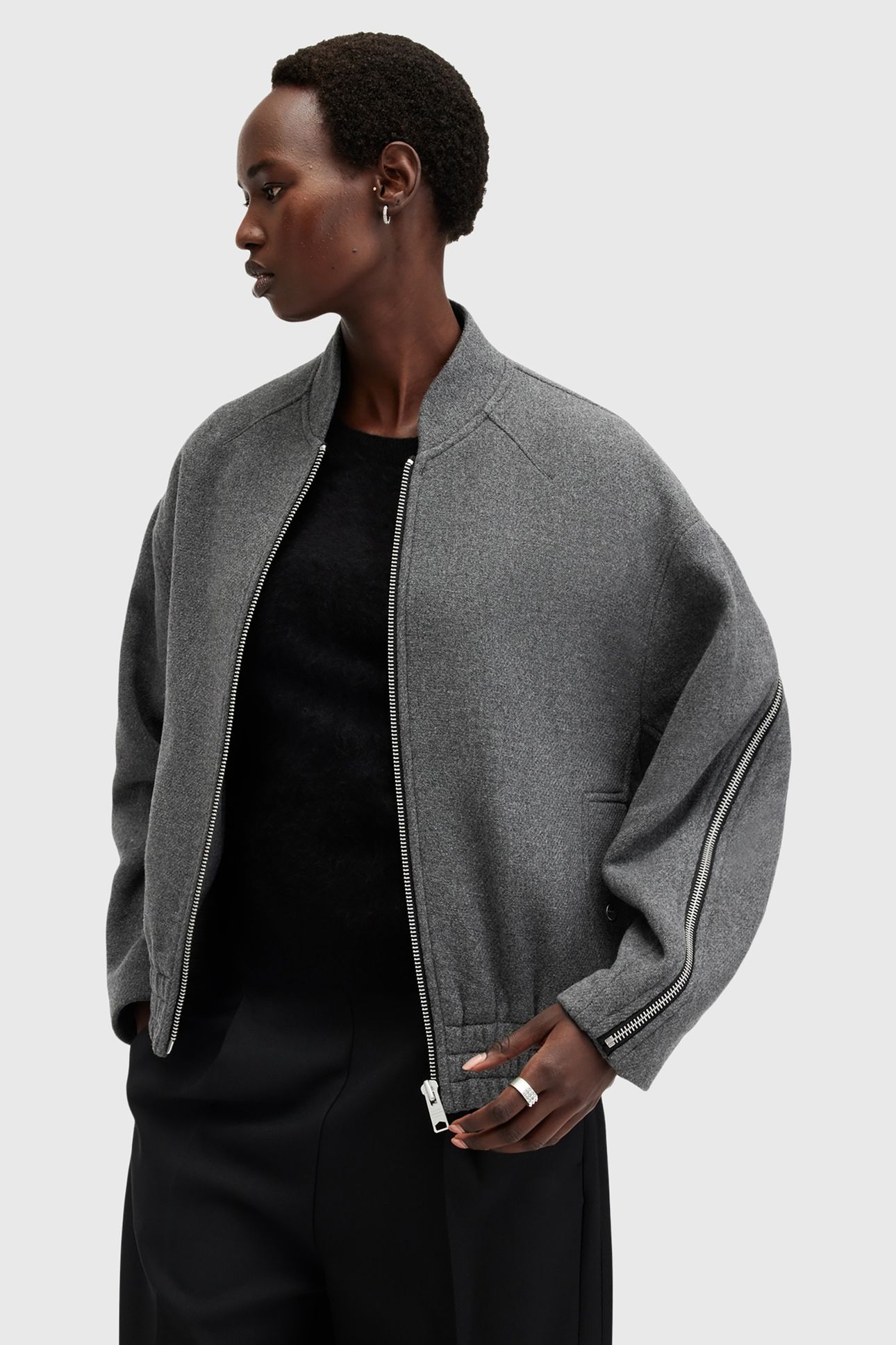 HACKNEY BOMBER GREY 2