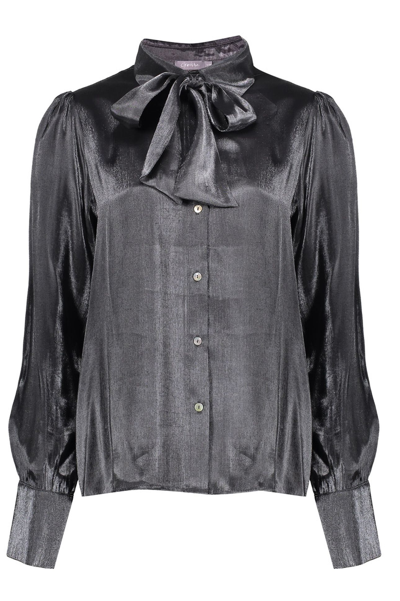 BLOUSE DETACHABLE STRAP DARK SILVER 1