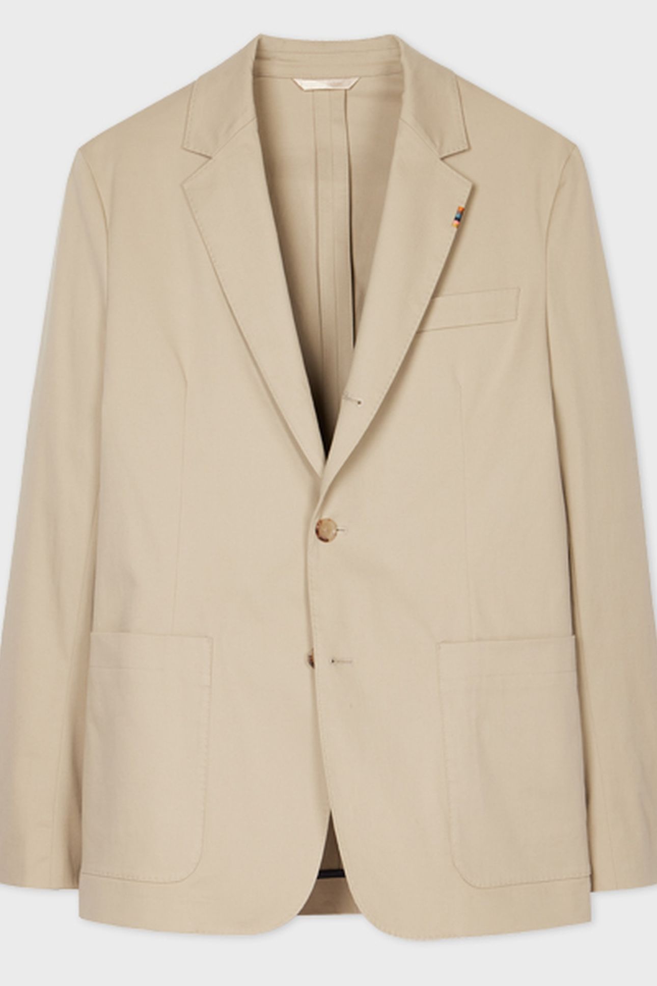2BTN SB JACKET KHAKI 6
