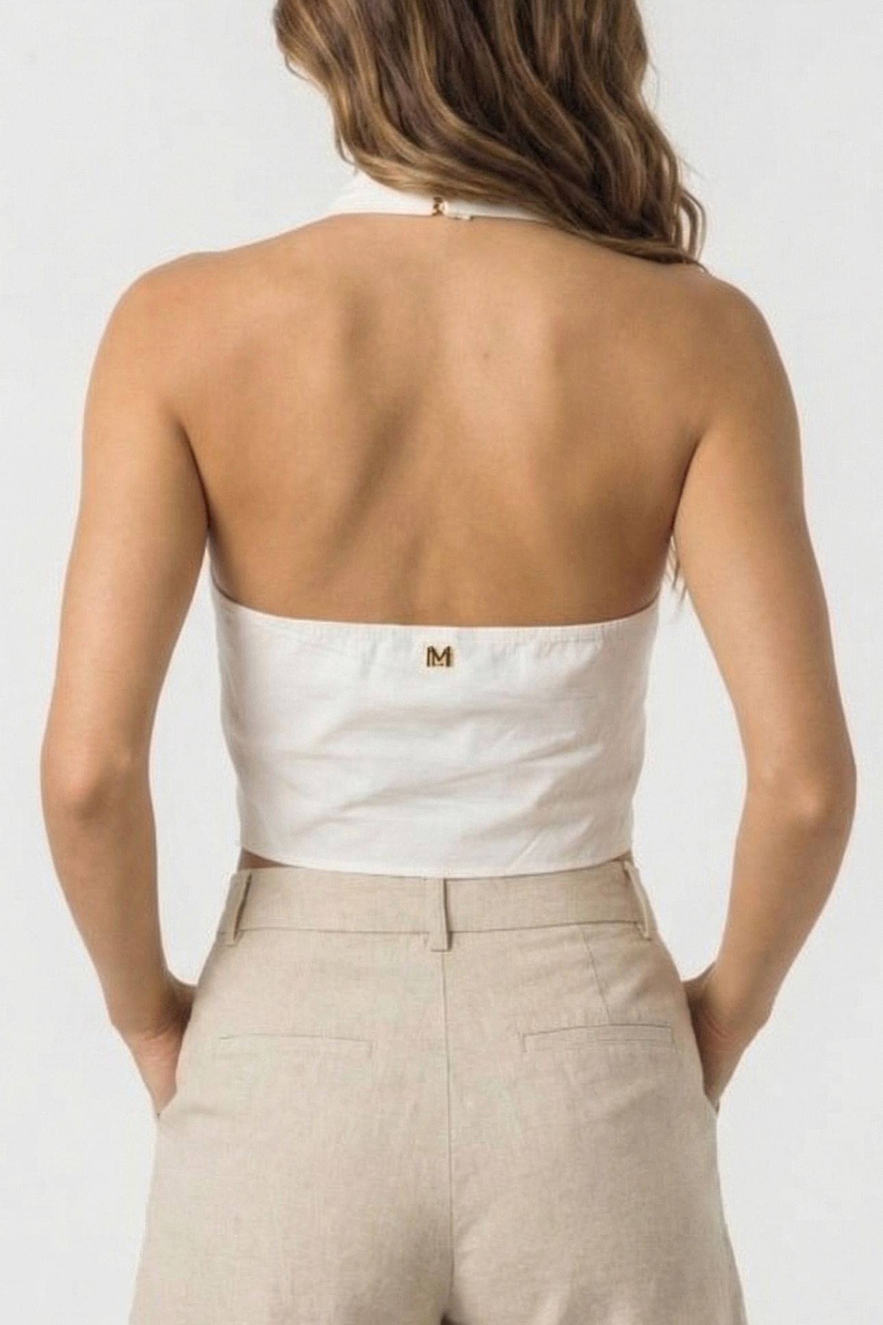 MARCIANO BY GUESS PAT KNOT TOP SANDY SHORE 2