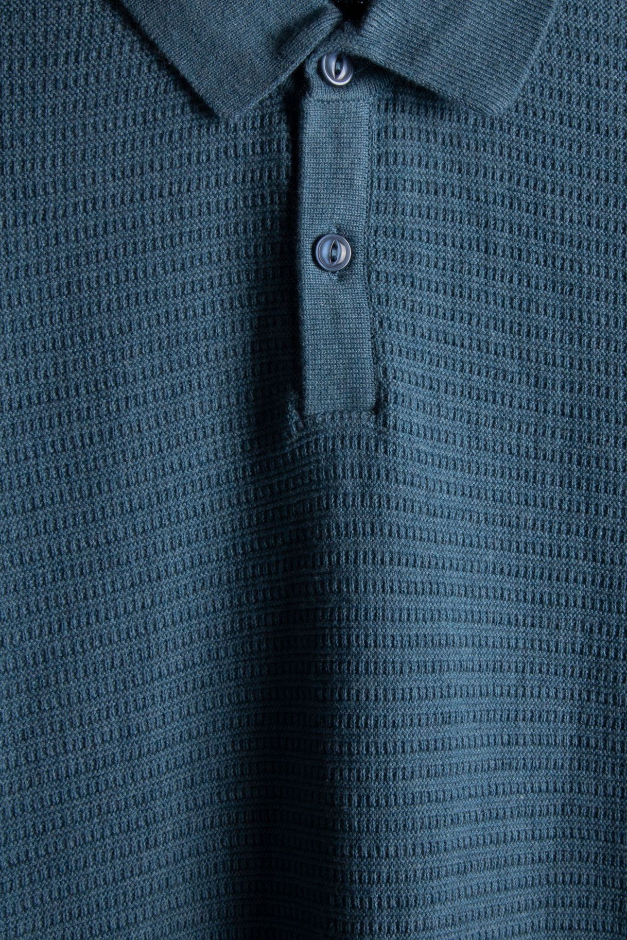KOSTAS BUTTON POLO BLUE FUSION 4