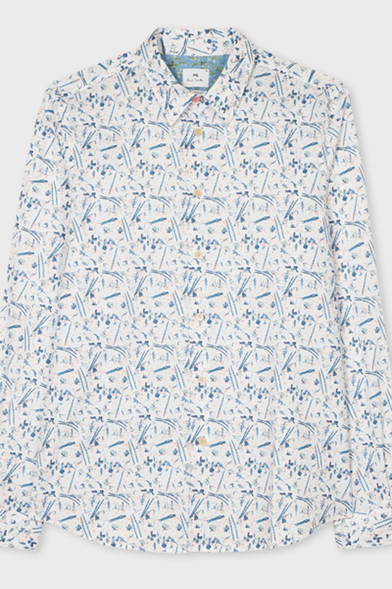 LS TAILORED FIT SHIRT WHITE 5