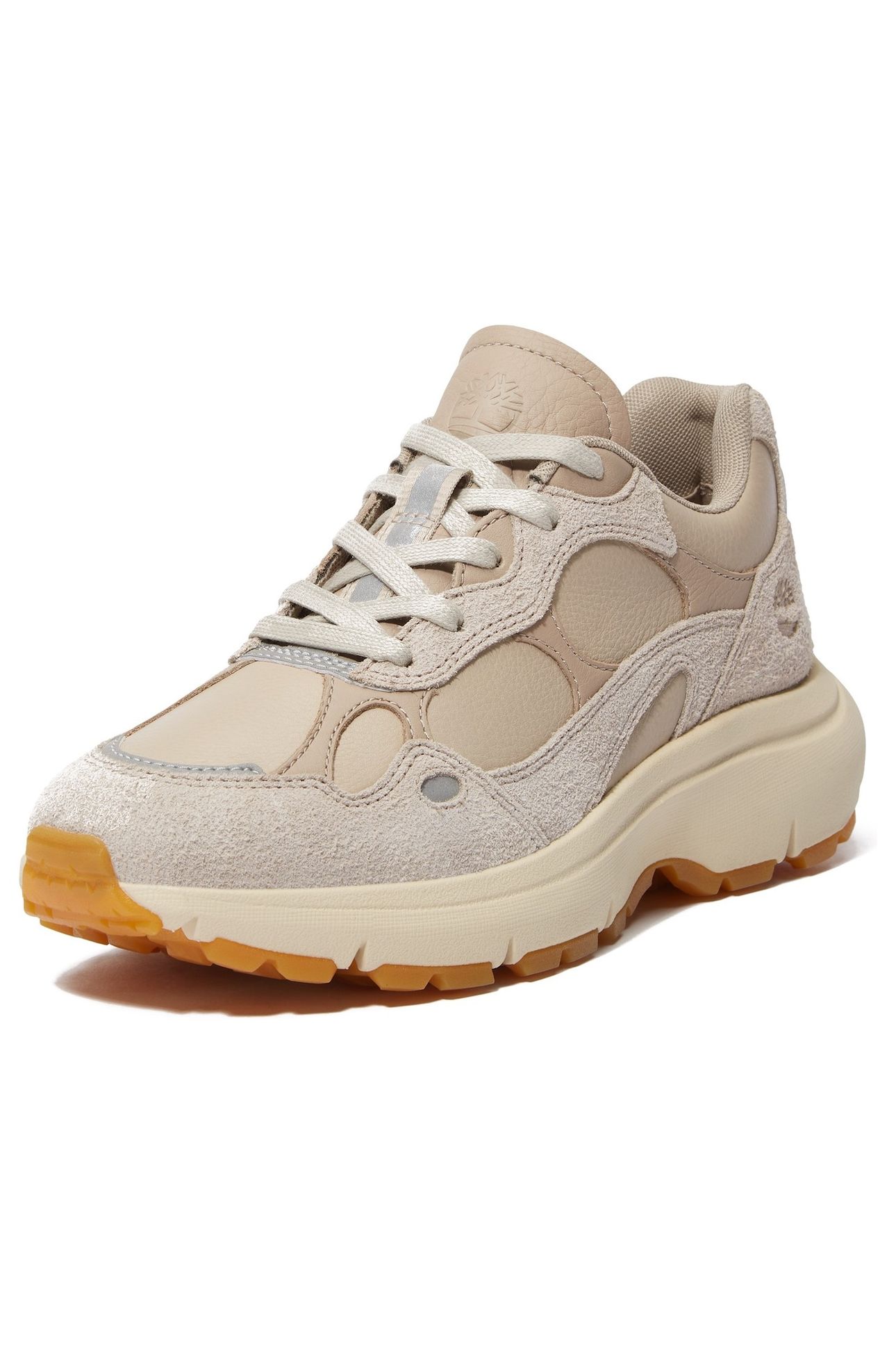 HAZEL LANE LOW LACE UP SNEAKER LIGHT TAUPE FULL GRAIN 3