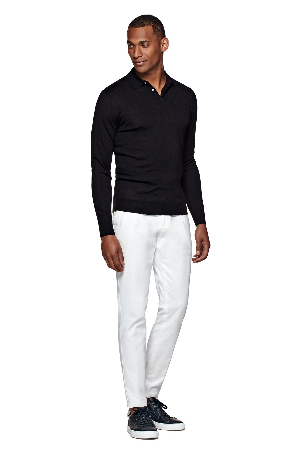LS POLO BLACK 1