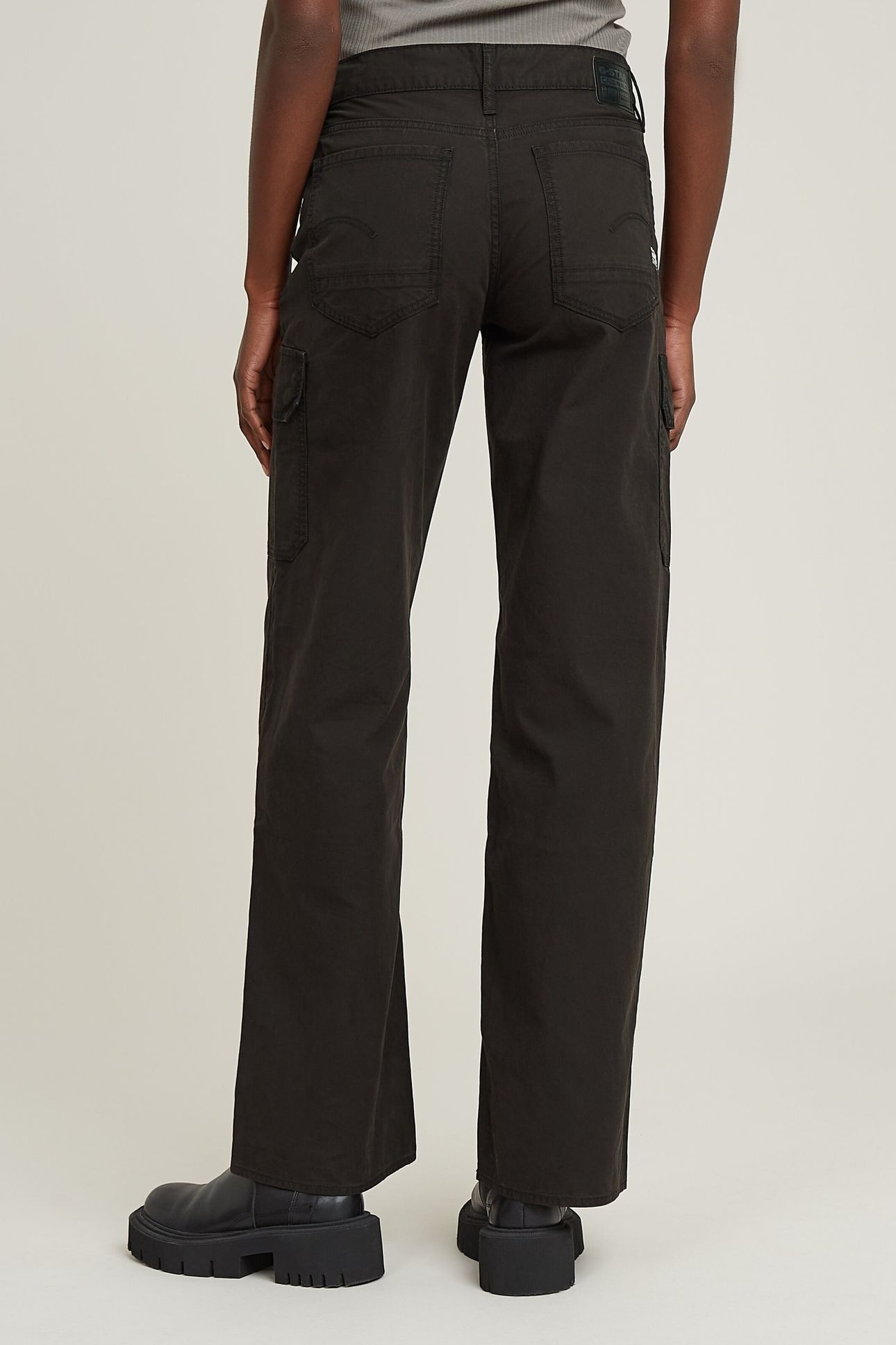 JUDEE CARGO PANTS BLACK 3