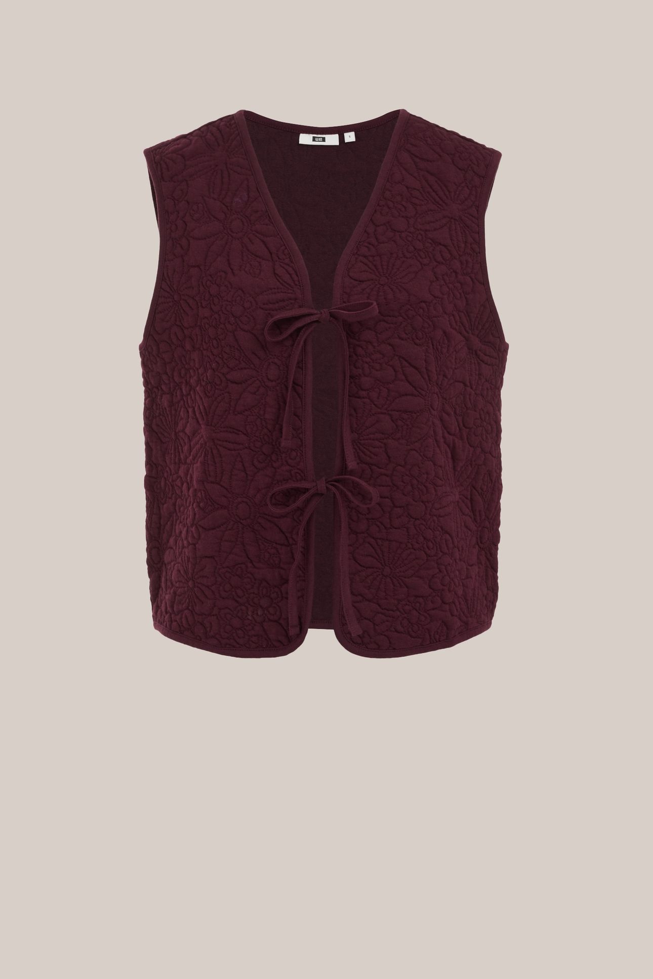 GILET BURGUNDY RED 4