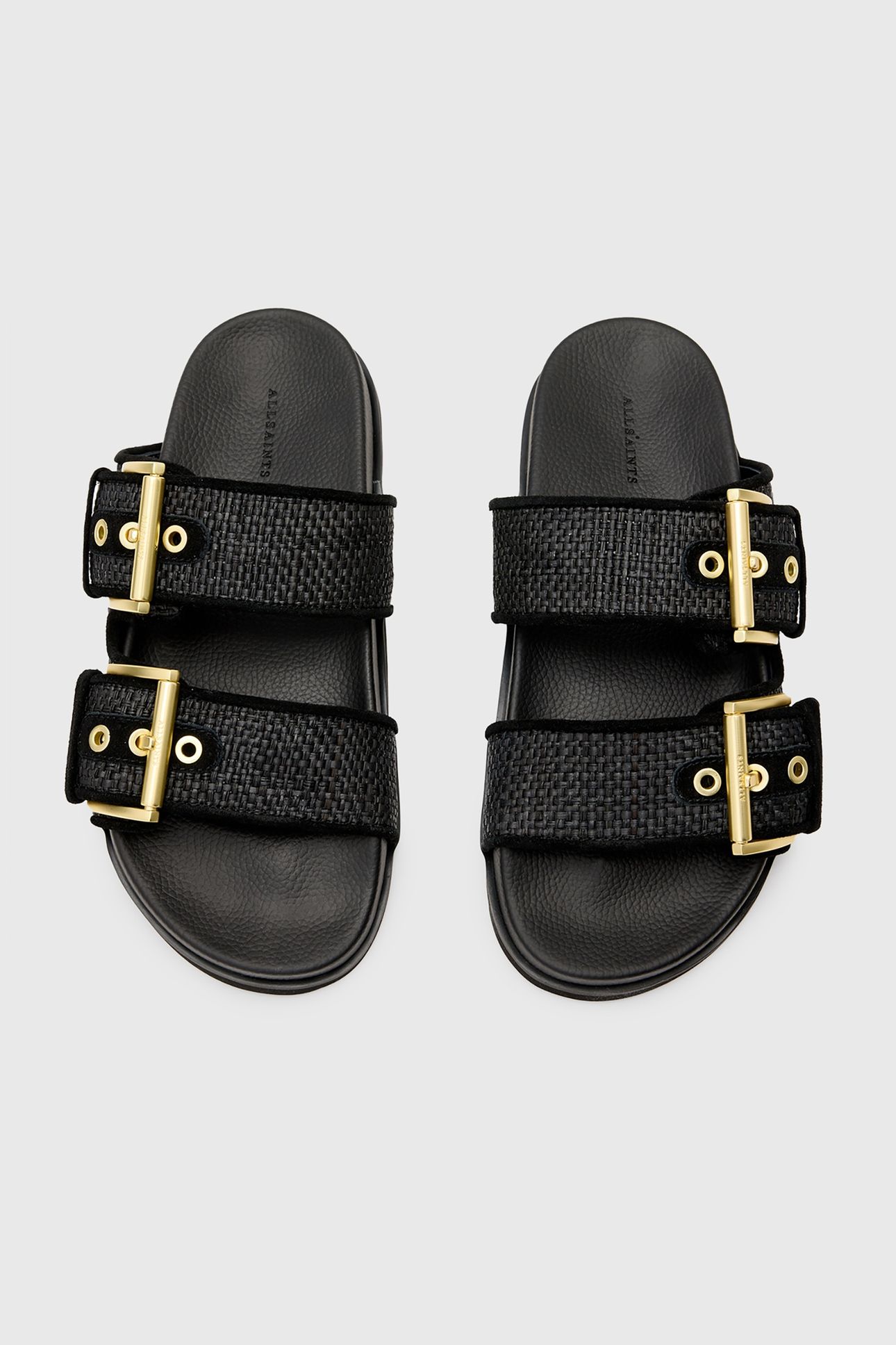 SIAN RAFFIA SANDAL BLACK 2