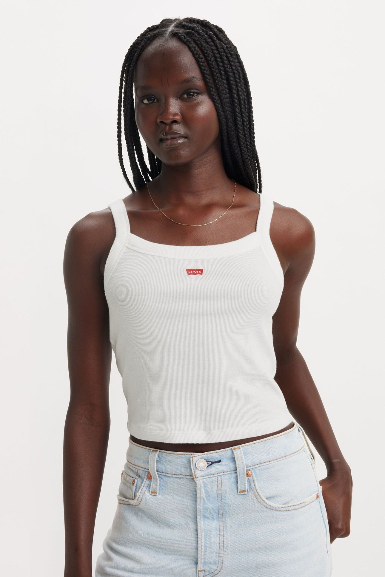 ESSENTIAL SPORTY TANK TOP WHITE 2
