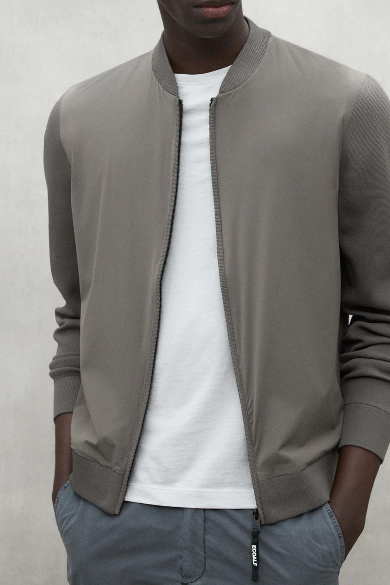 KOBUSALF KNITTED JACKET MOLE GREY 1