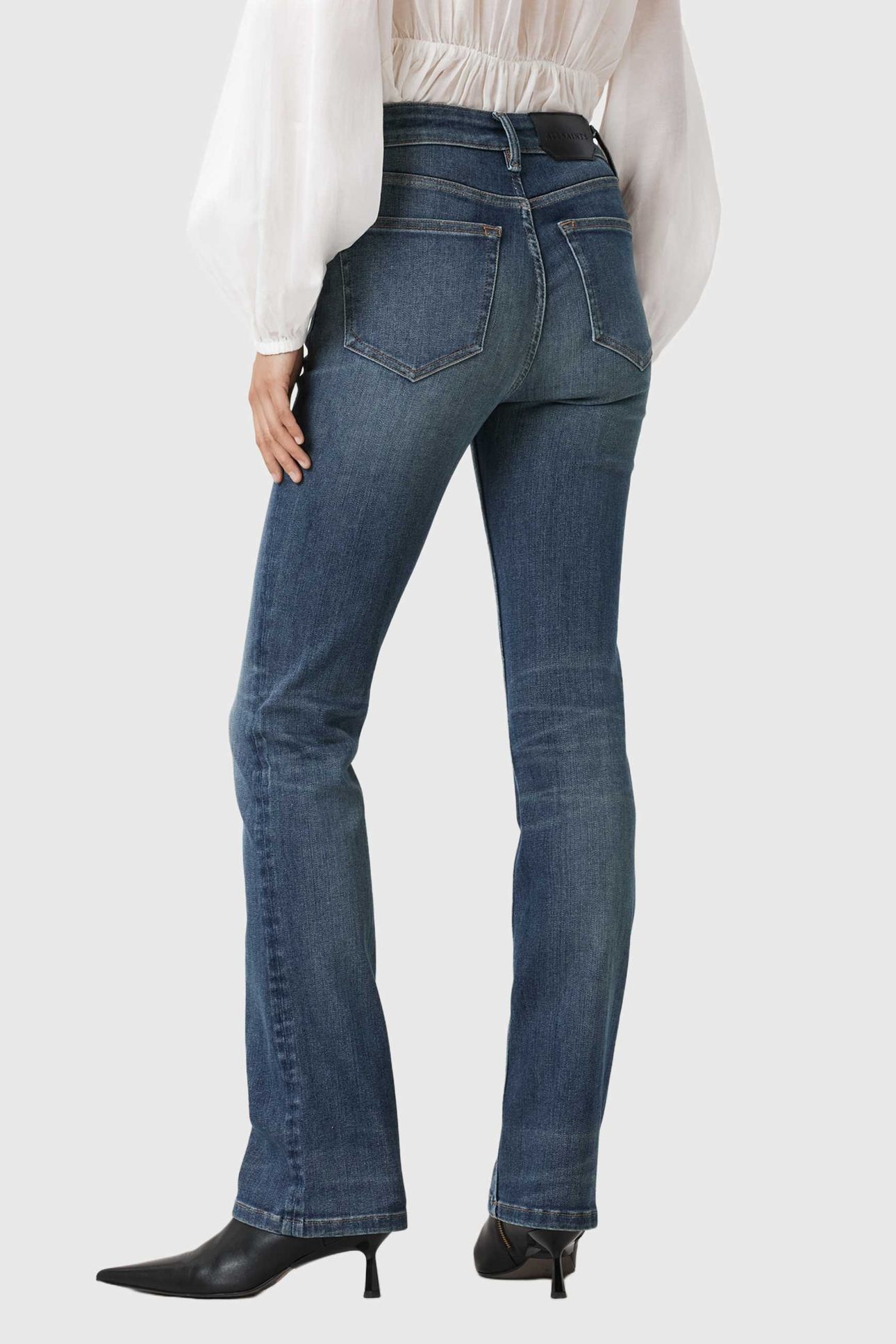 HALDAN SLIM BOOTCUT WASHED INDIGO 2