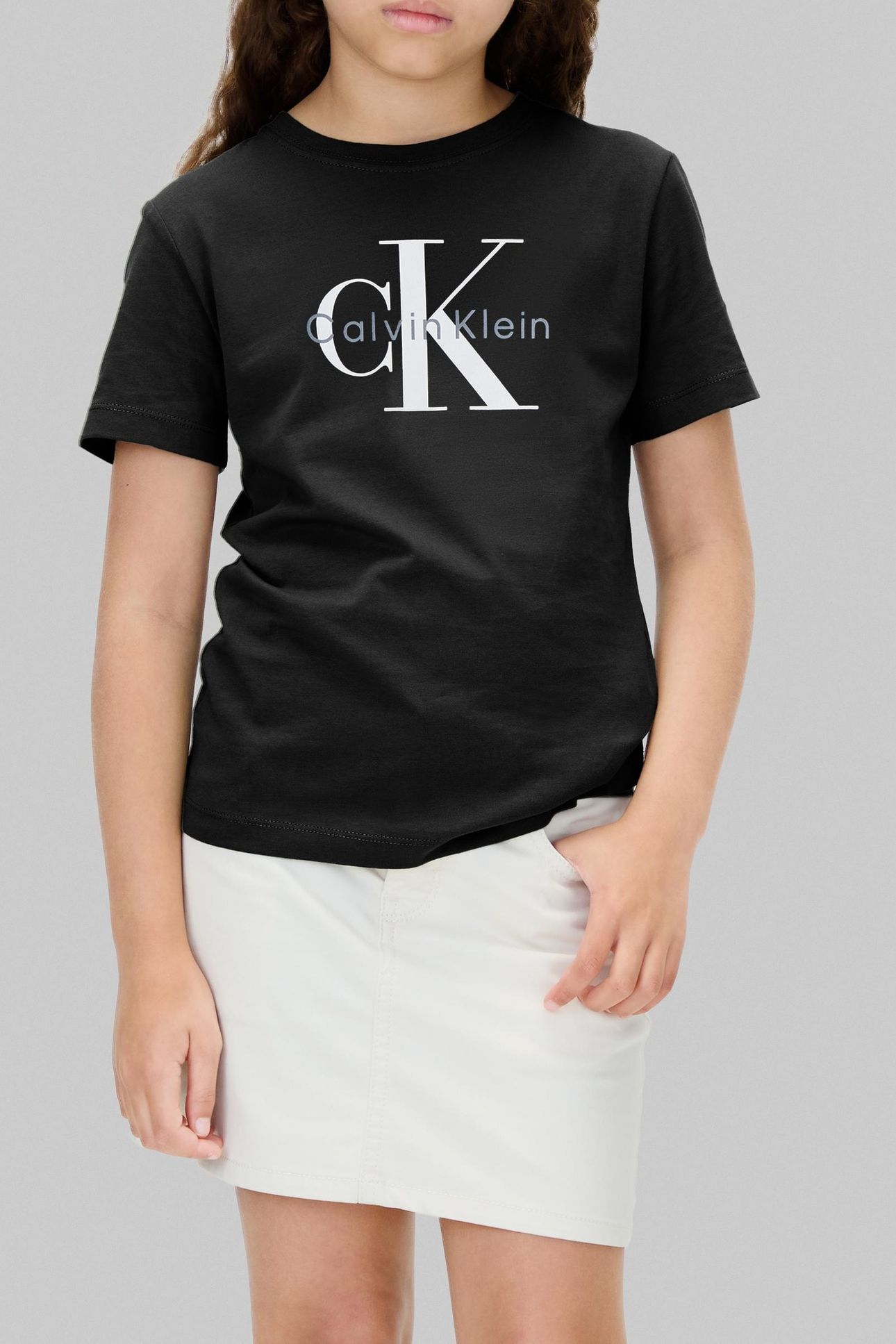 UNISEX MONOLOGO SS TEE CK BLACK 2