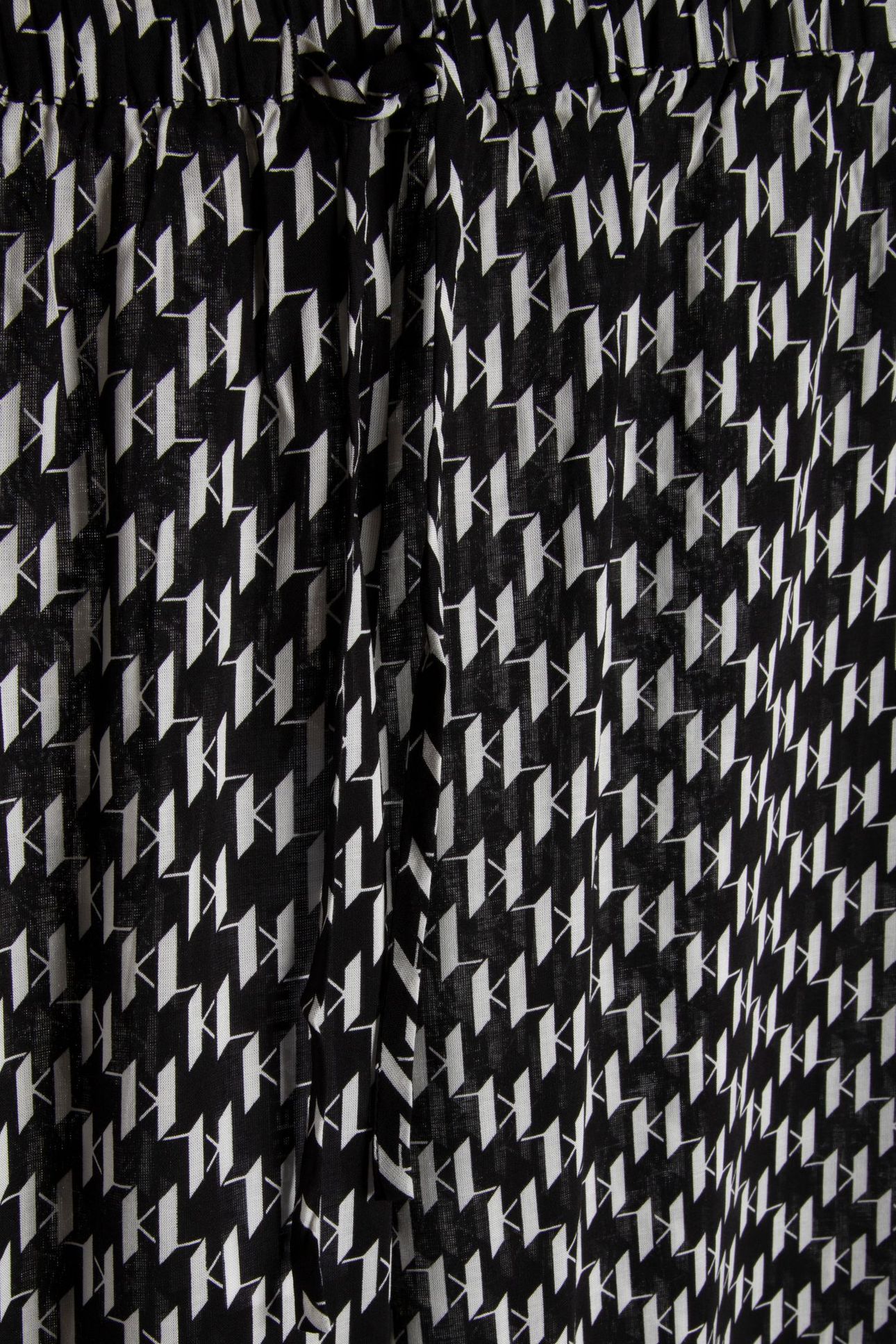 KL MONOGRAM BLACK/WHITE MONOGRAM BEACH PANTS 4