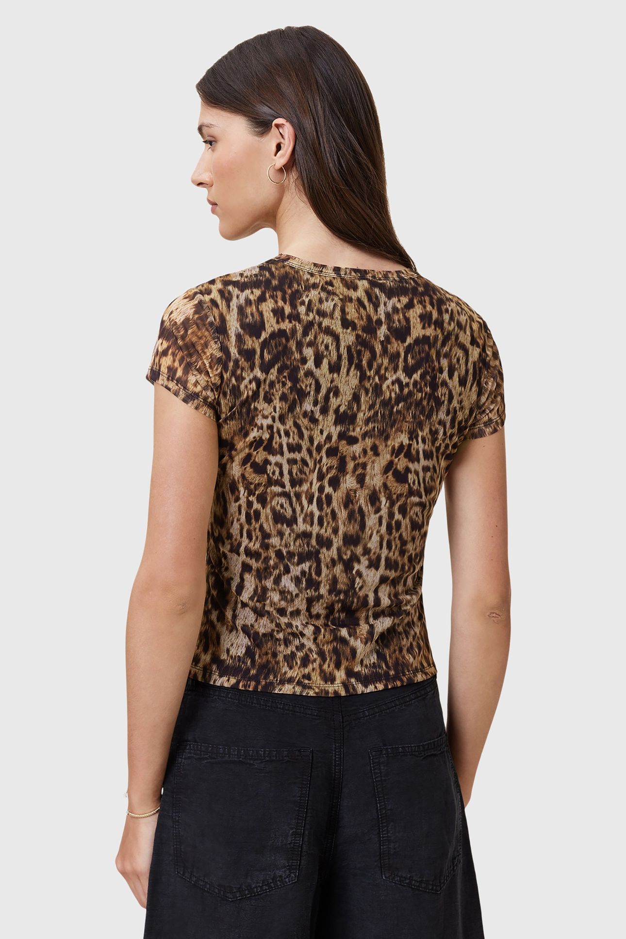 ELLIE MESH TEE EVIA GOLDEN BROWN 7