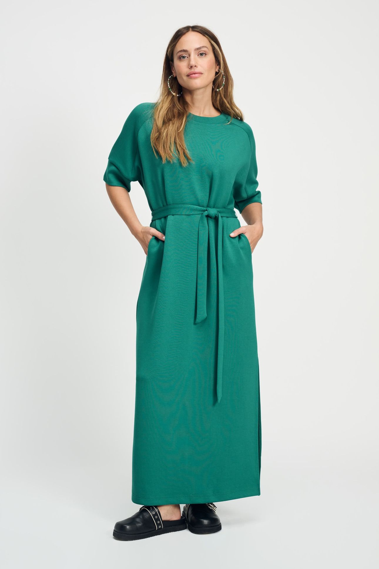 DRESS - NORA MEADOW GREEN 1