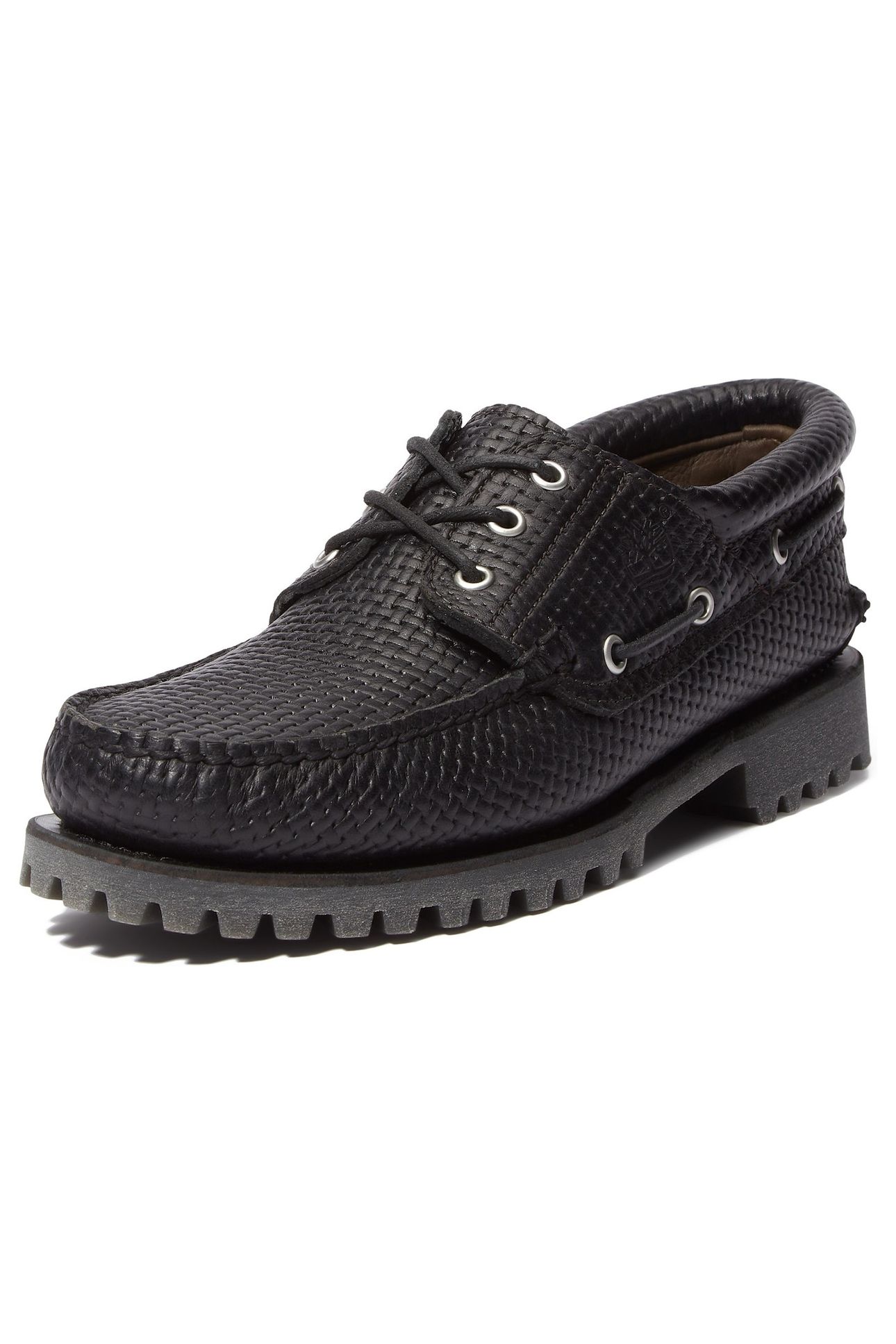 AUTHENTIC BOAT SHOE BLACK FULL GRAIN BROWN 7