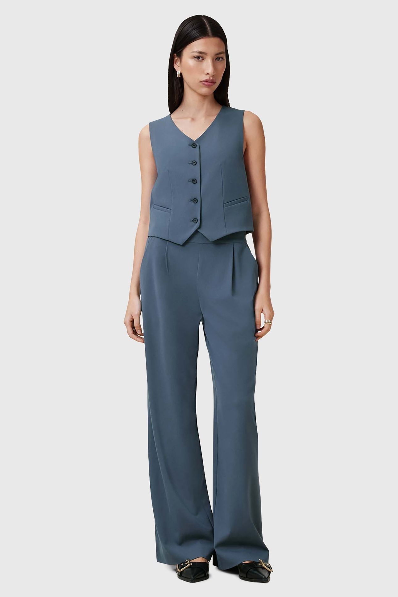 ALEIDA TRI WAISTCOAT TURBULENCE GREY 2