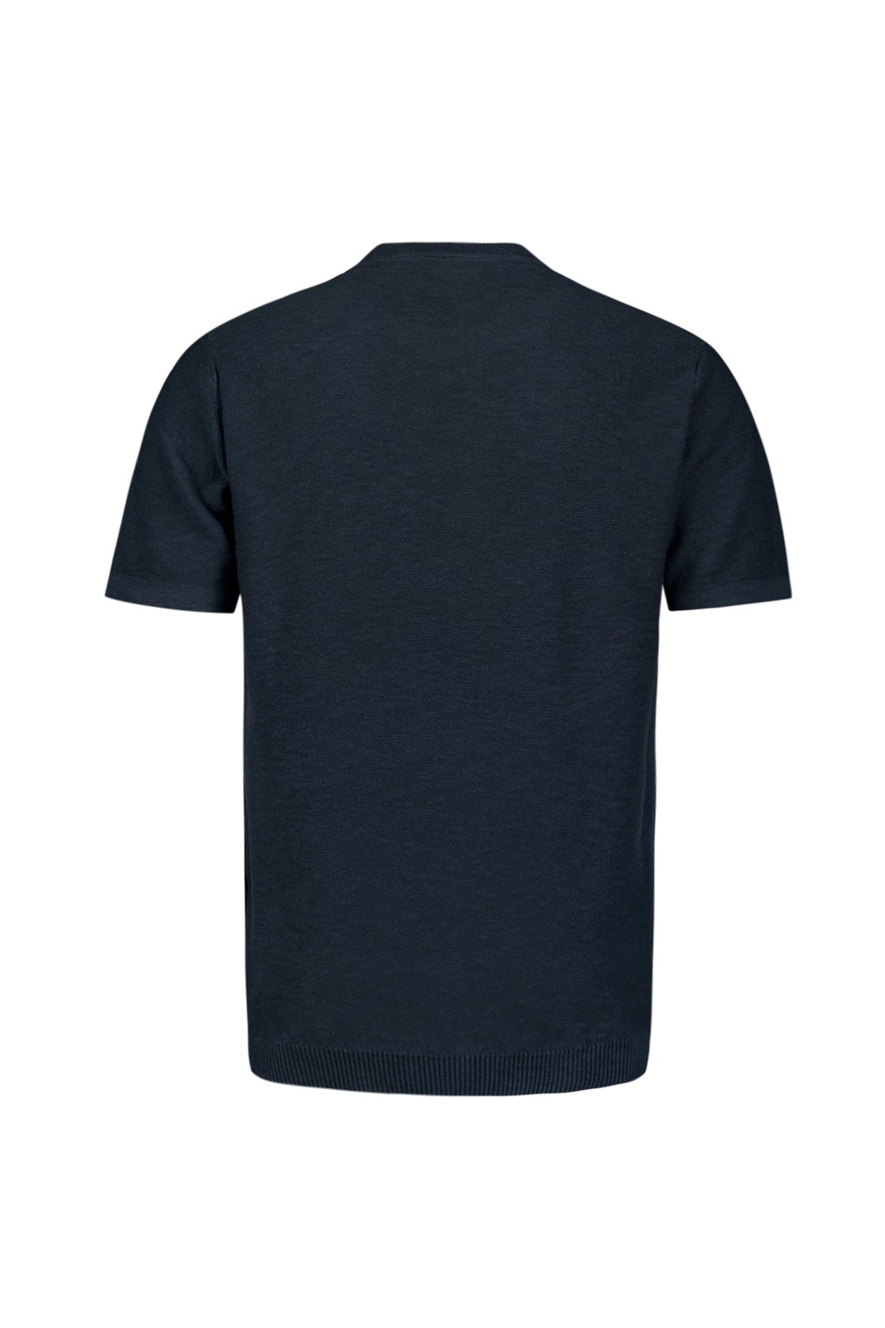 PULLOVER SHORT SLEEVE CREWNECK SOLID SLUB KNIT NIGHT 6
